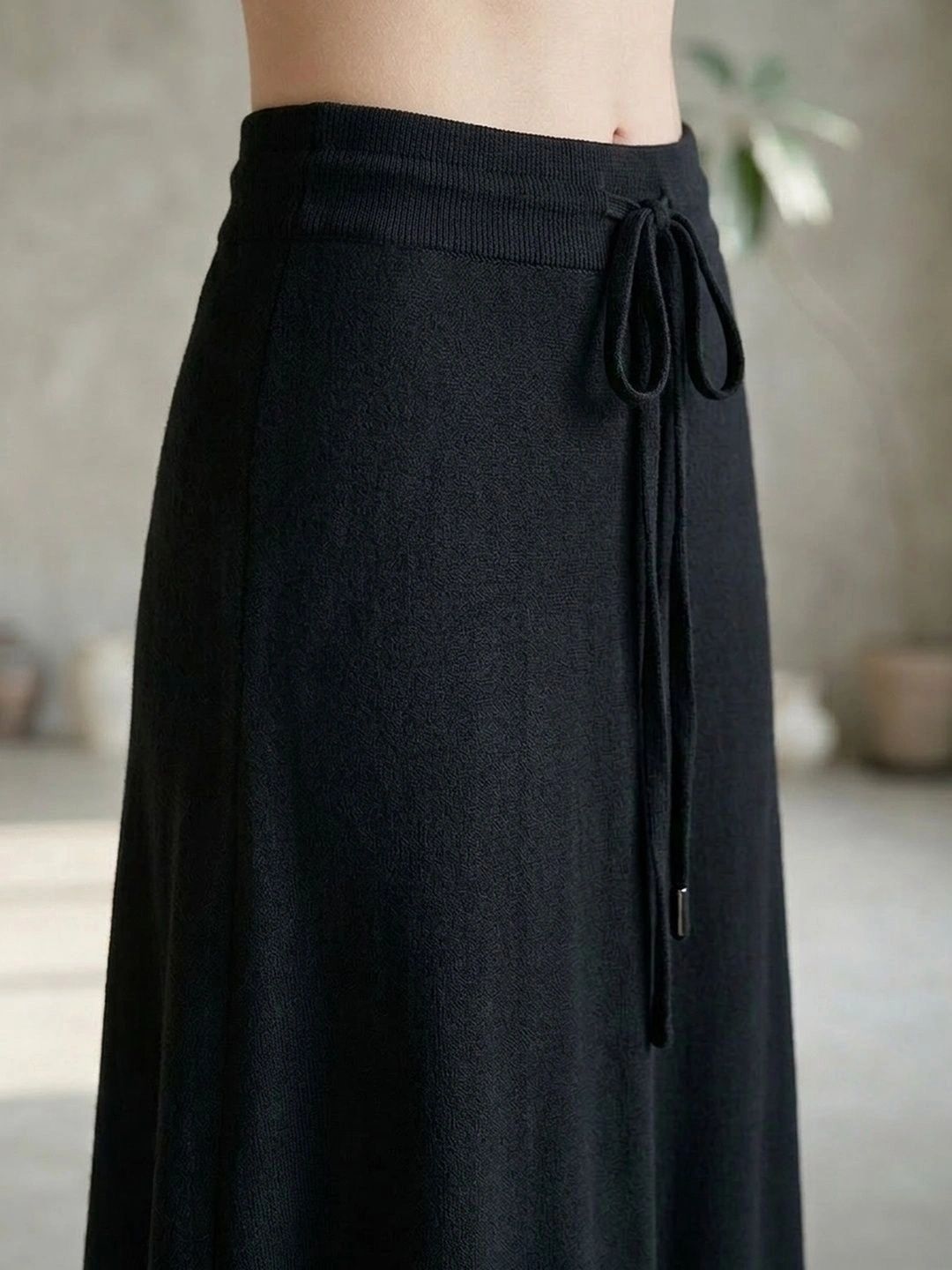 Suo Women Midi A-Line Skirt-picture-19