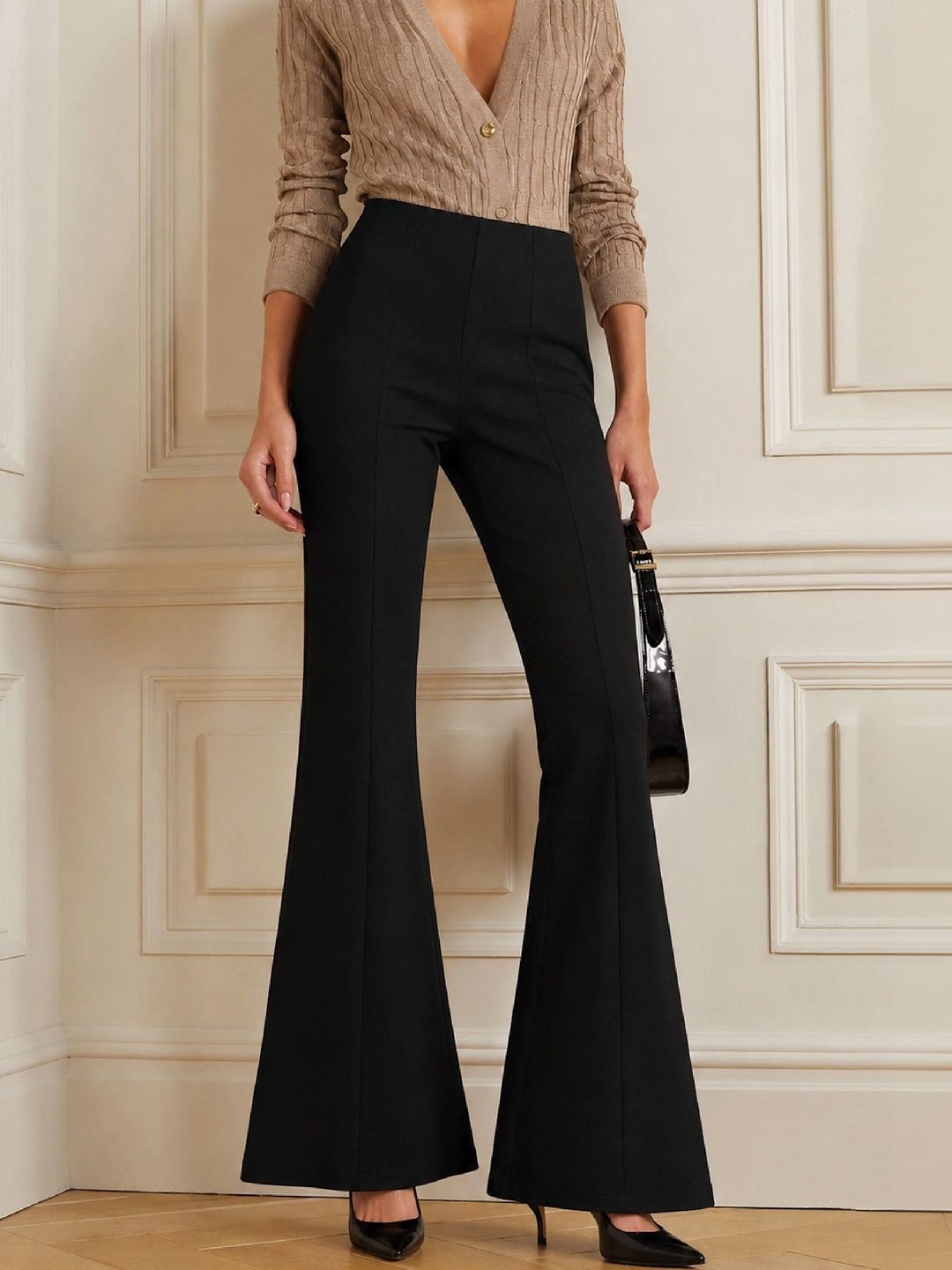 SASSAFRAS Women High-Rise Trousers-picture-29