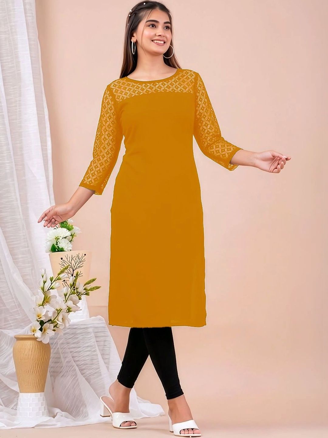 Dream Beauty Fashion Woven Design Kurti-picture-22