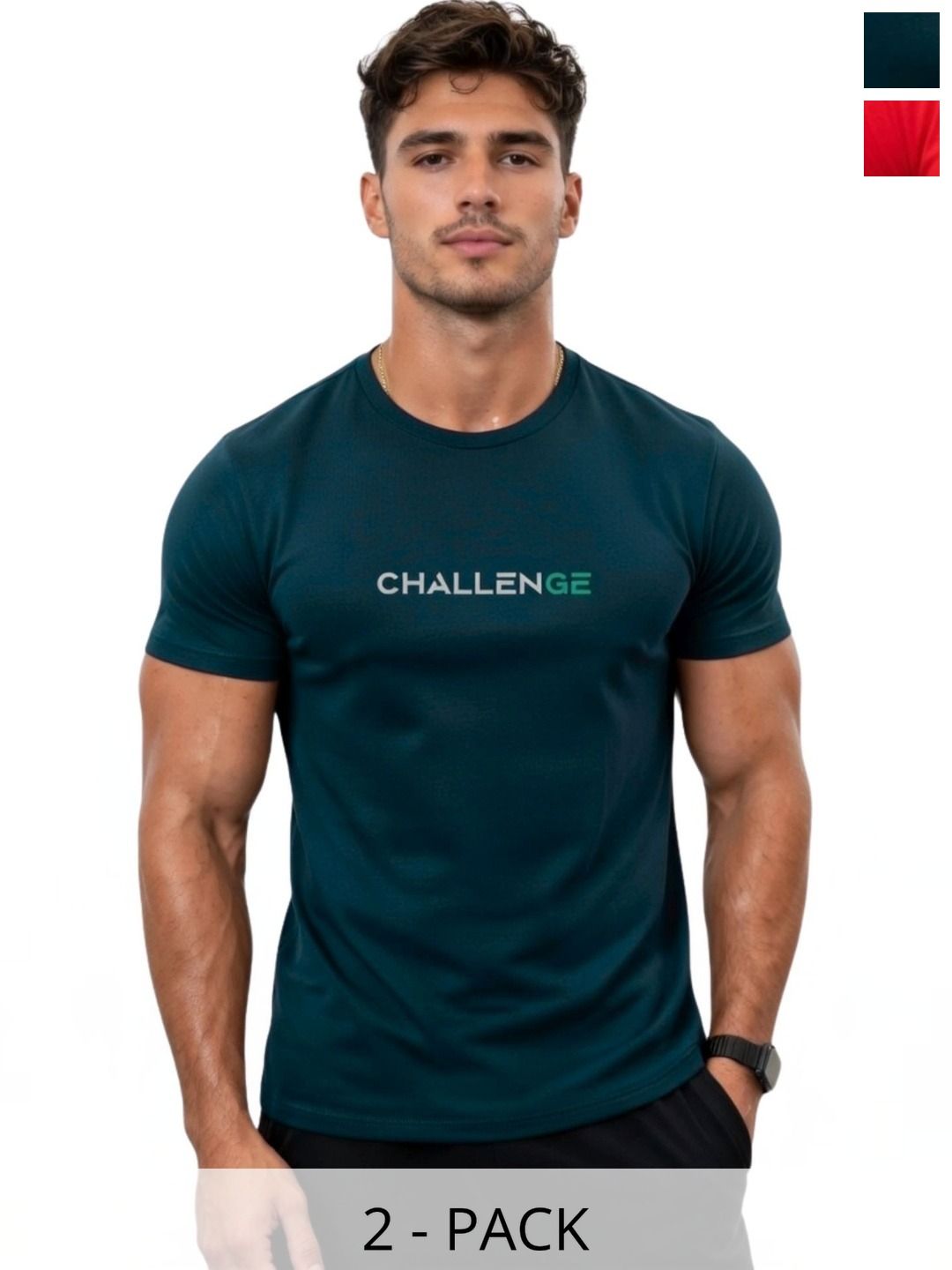3Colors Men Typography 2 Printed Moisture Wicking T-shirt-picture-20