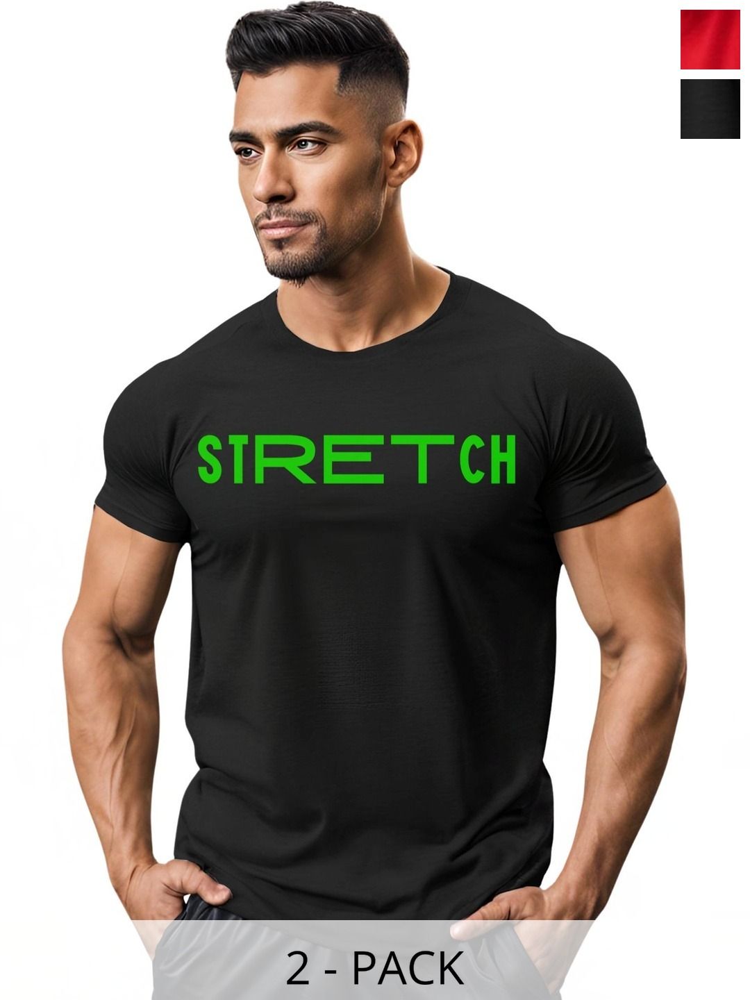 3Colors Men Typography 2 Printed Moisture Wicking T-shirt-picture-16