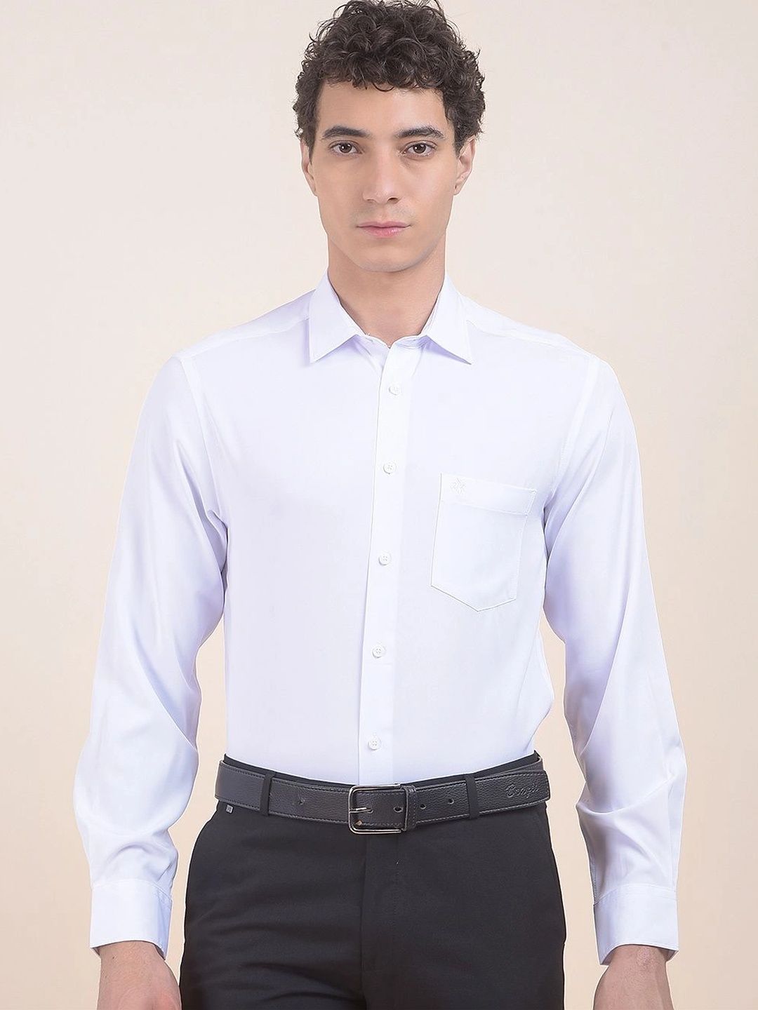 Cantabil Men Slim Fit Formal Shirt-picture-45