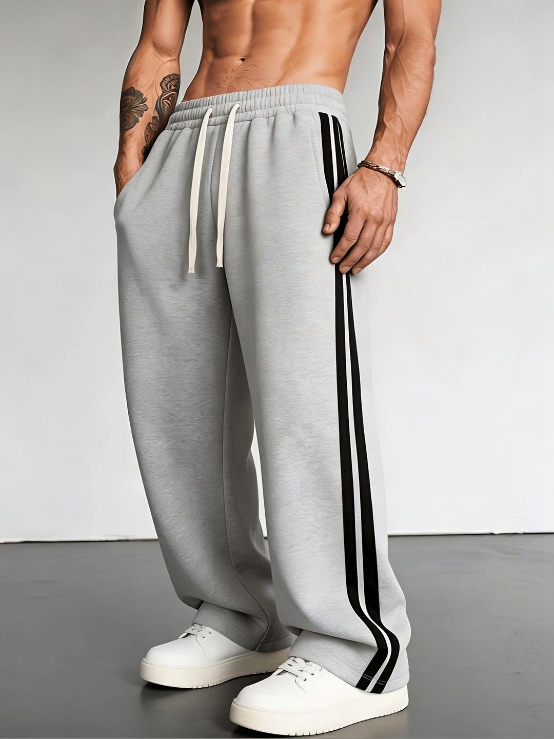 QUTUN Men Relaxed Fit Training Track Pants-picture-19