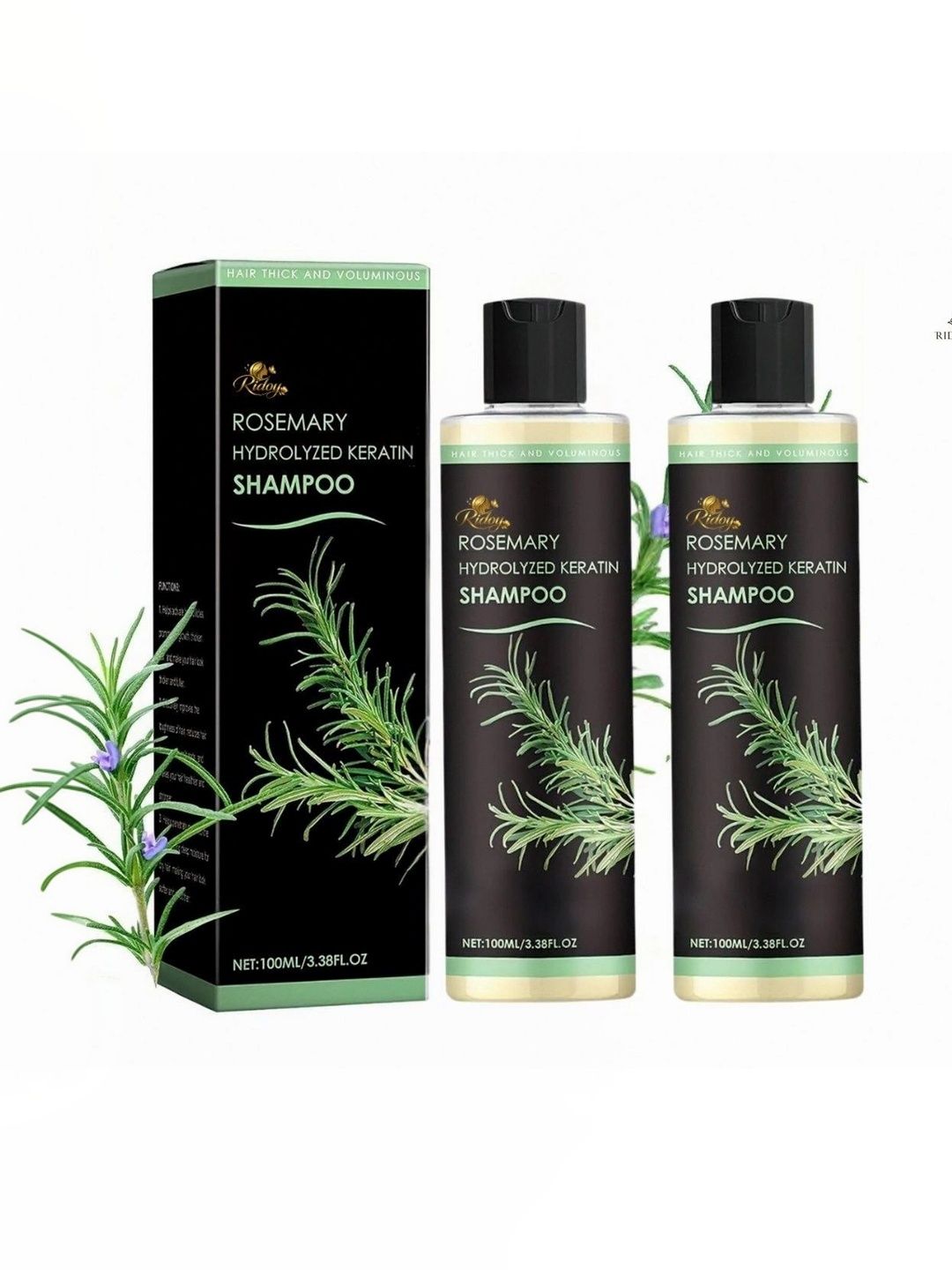 ridoy Set Of 2 Kerarose Rosemary Shampoo For Hair Growth - 100 ml Each-picture-19
