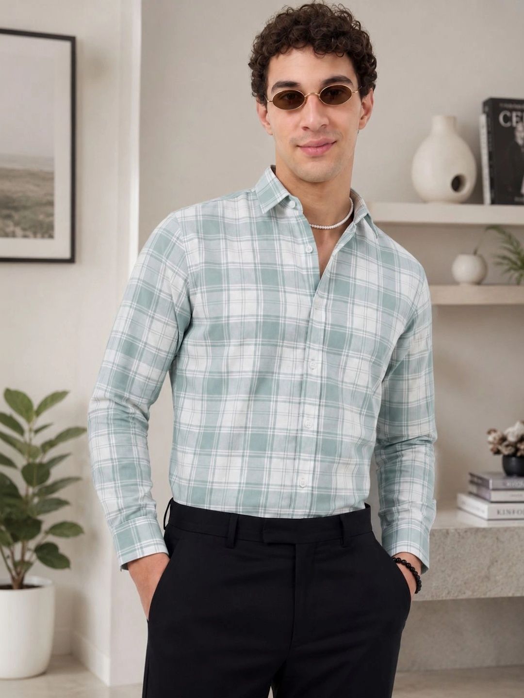 Club Ak Men Premium Checked Casual Shirt-picture-46