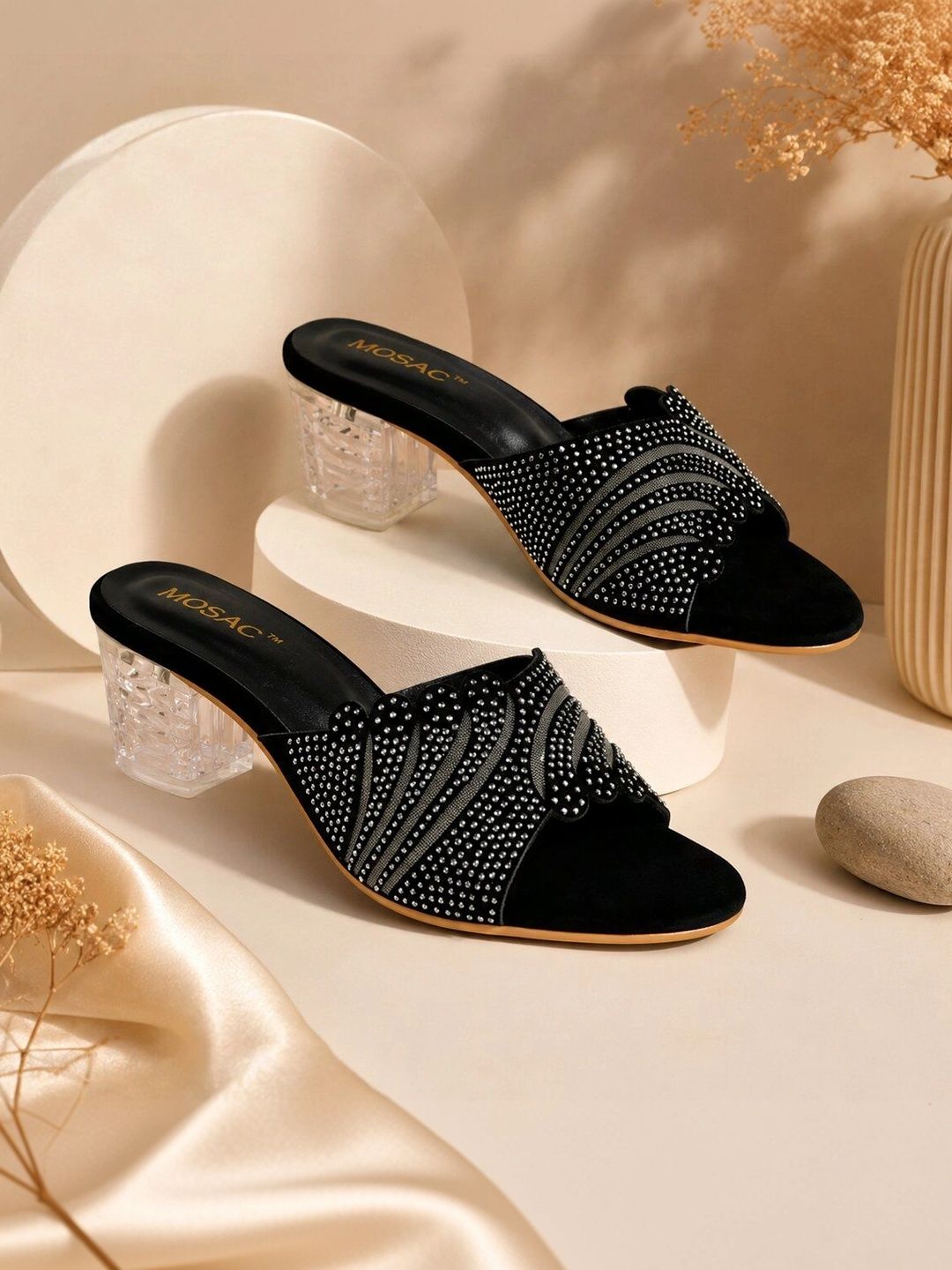 MOSAC Embellished Party Block Mules-picture-21