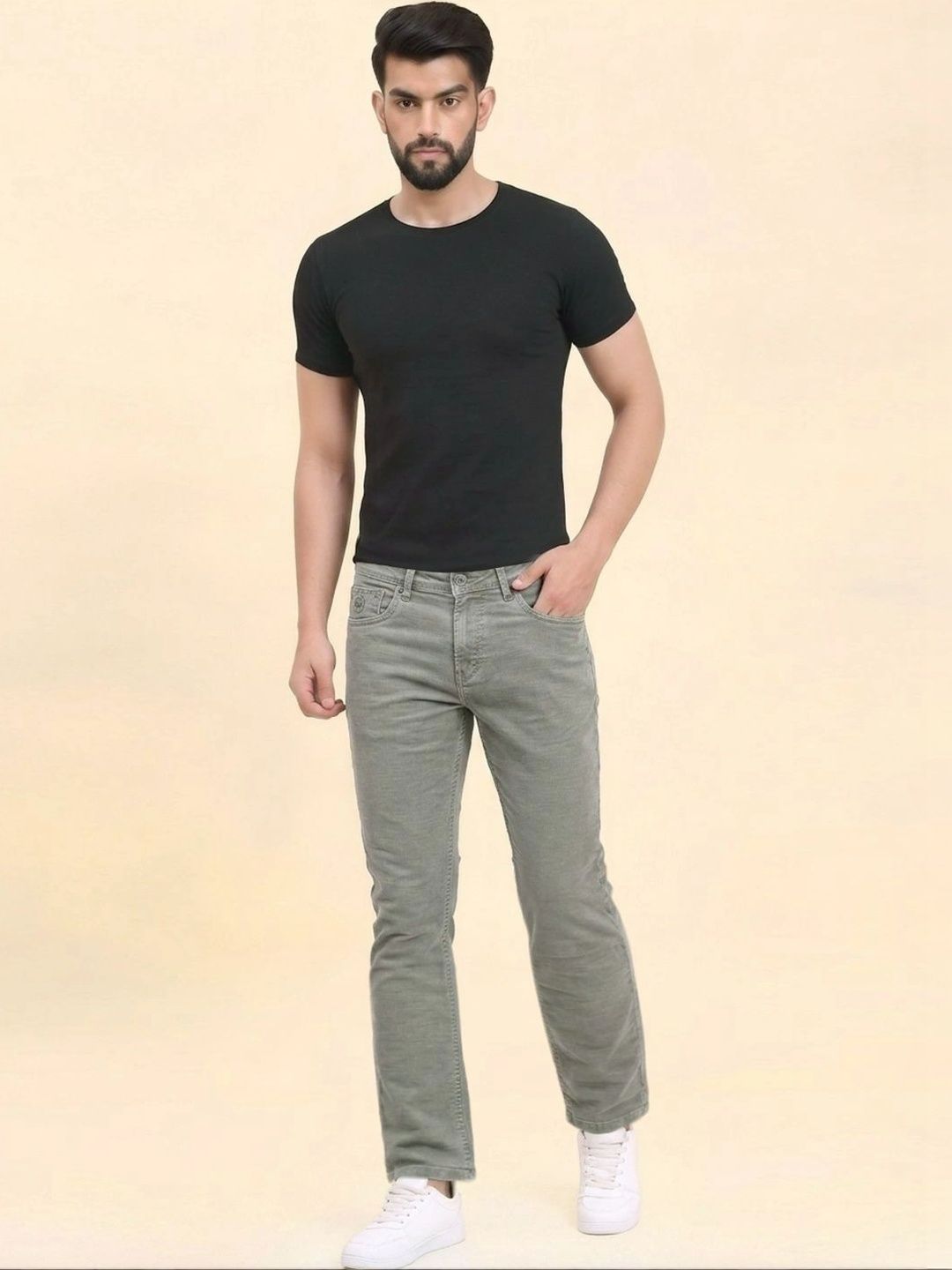 THUNDER JEANS Men Slim Fit Mid-Rise Stretchable Jeans-picture-35