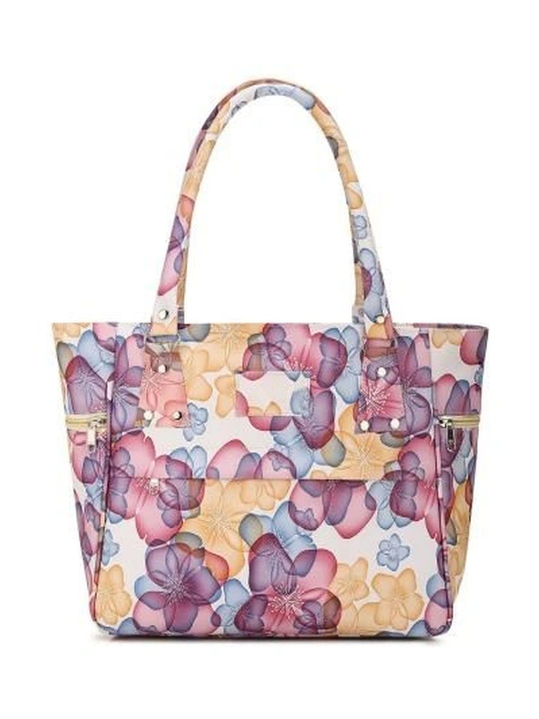 TURBOMAX Floral Printed PU Tote Bag-picture-56