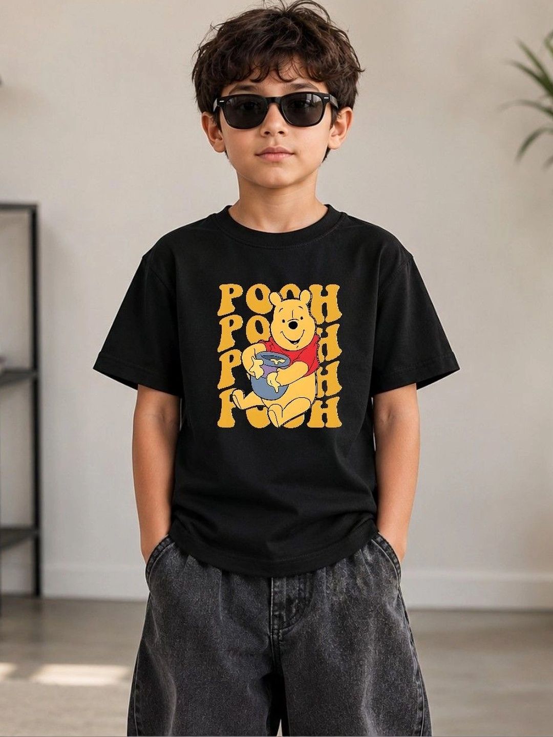 Disney By Miss and Chief Boys Winnie The Pooh Printed T-shirt-picture-21