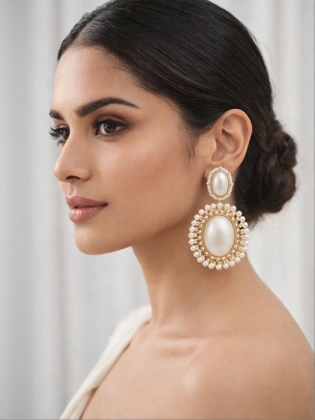 ORNAFAIR Oval Drop Earrings-picture-40