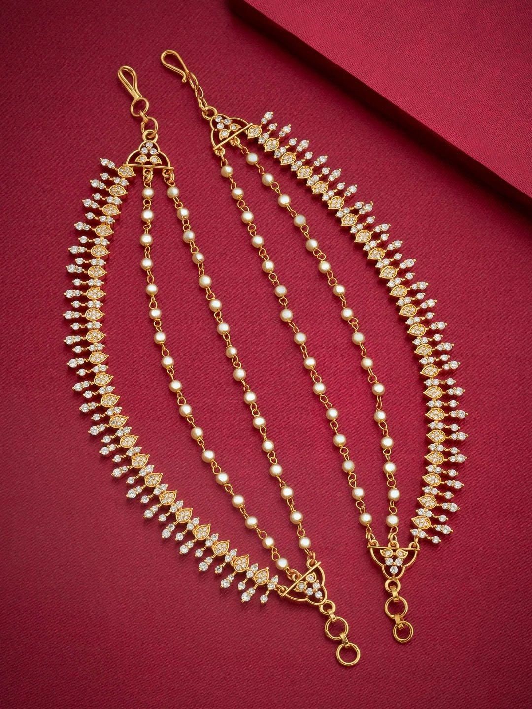 Kushal's Fashion Jewellery Women Embellished Hair Accessory Set of-picture-45
