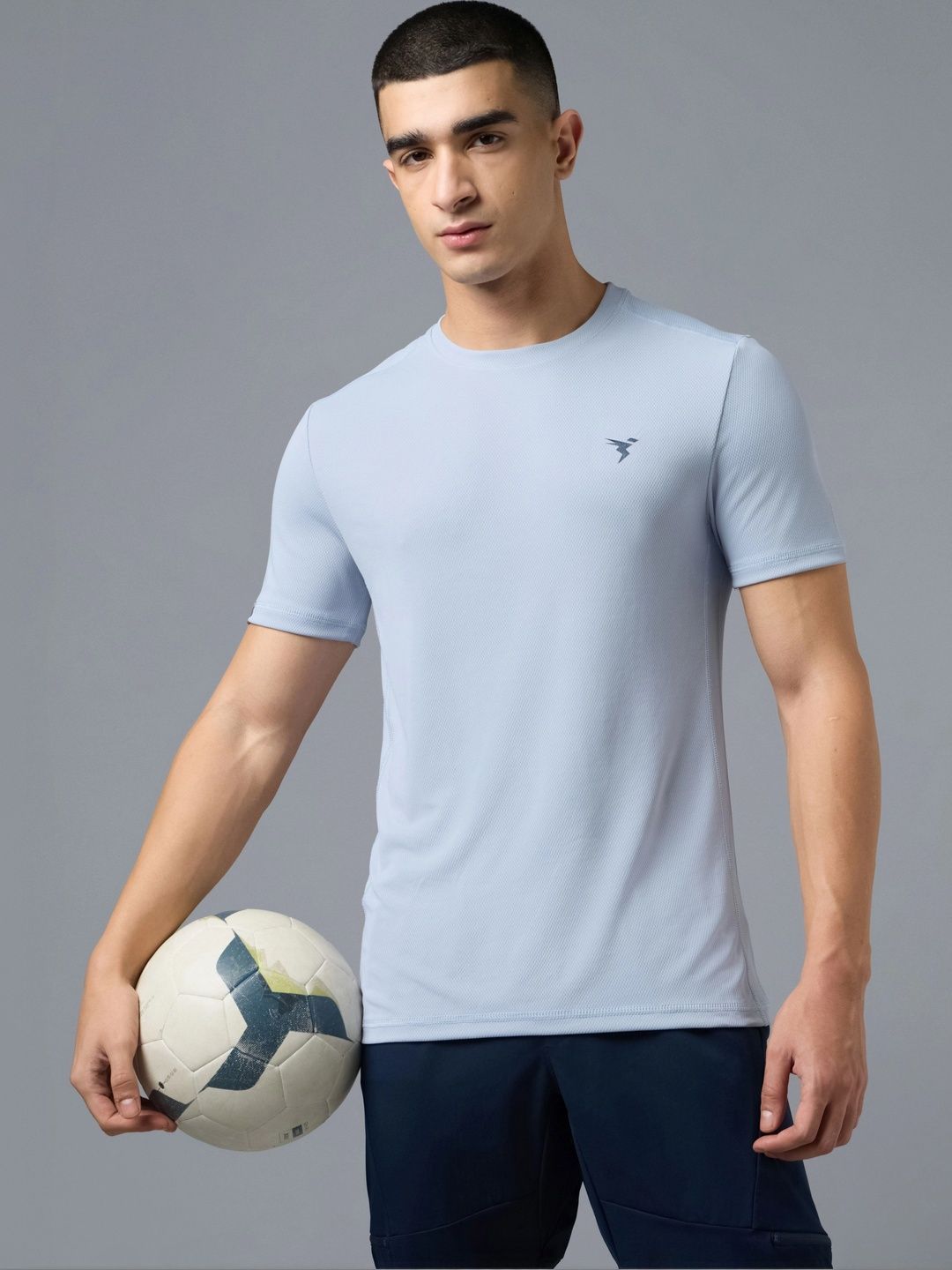 Technosport Men Brand Logo Slim Fit T-shirt-image-34