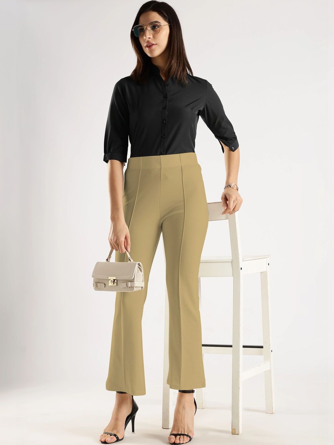 SZN Women Relaxed Easy Wash Trousers-picture-52