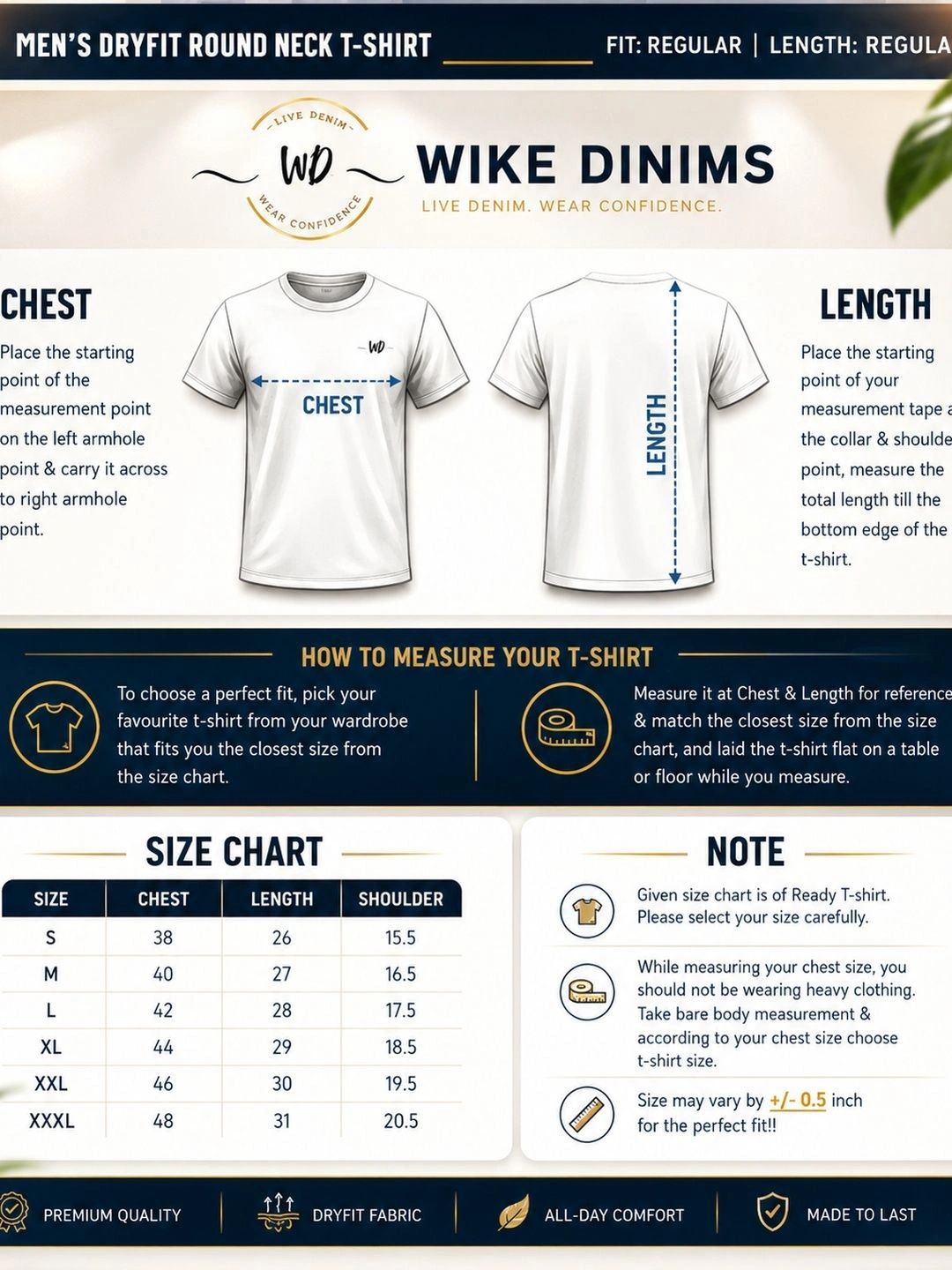 WIKE DENIMS Men Brand Logo Printed T-shirt-picture-52