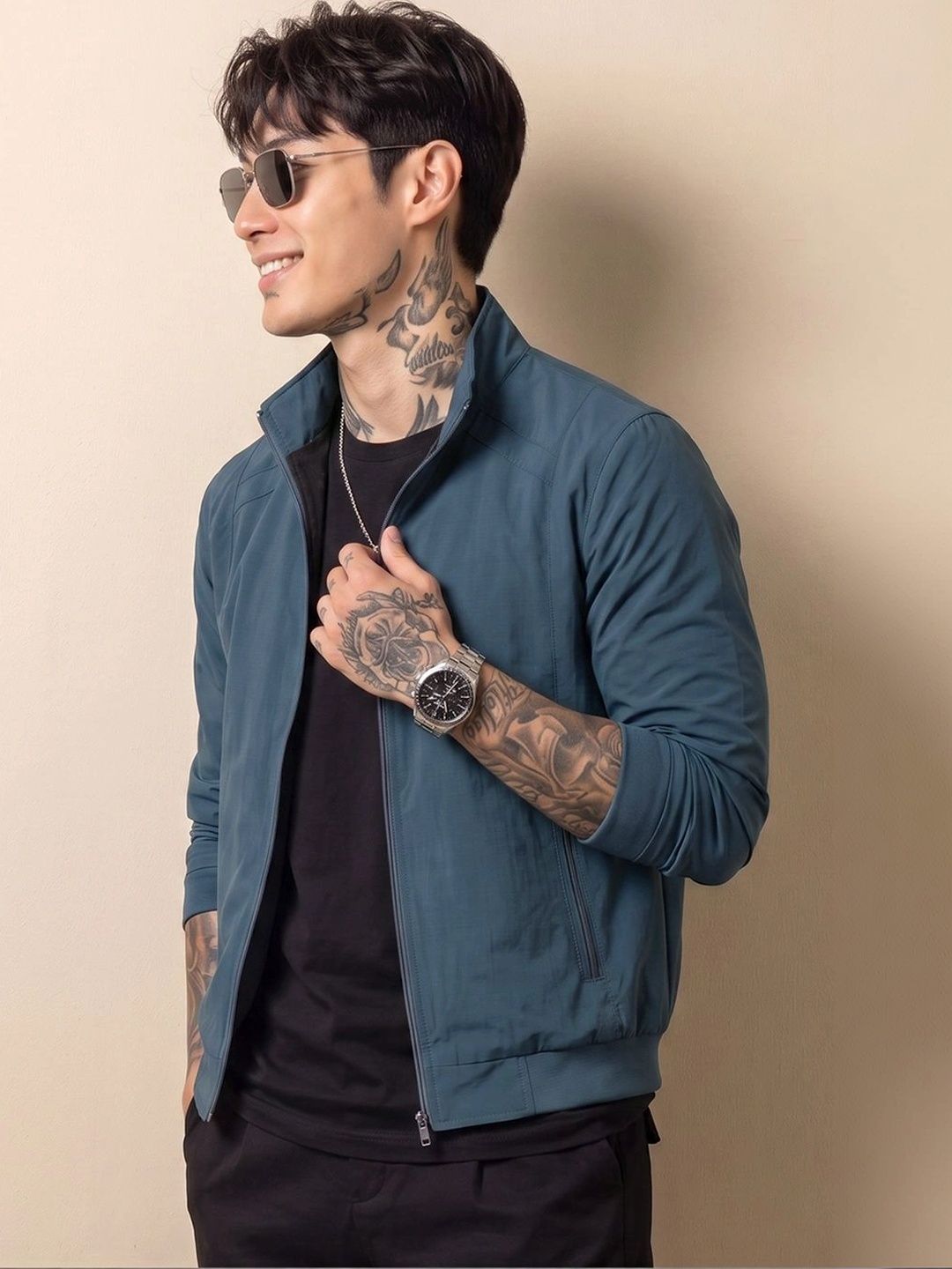 Moda Rapido Men Lightweight Bomber Jacket-picture-44