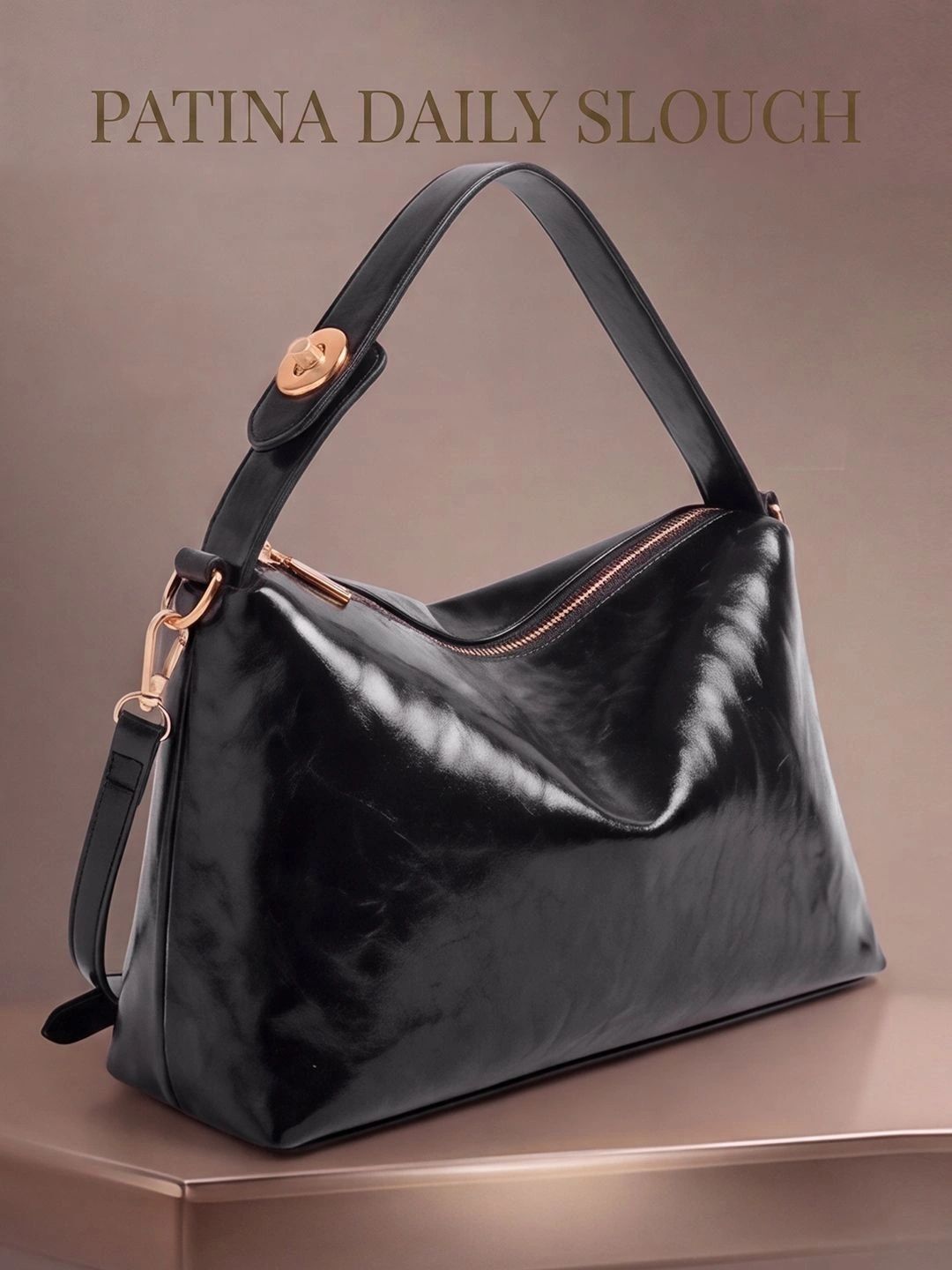 Lara Karen Textured PU Hobo Bag-picture-16