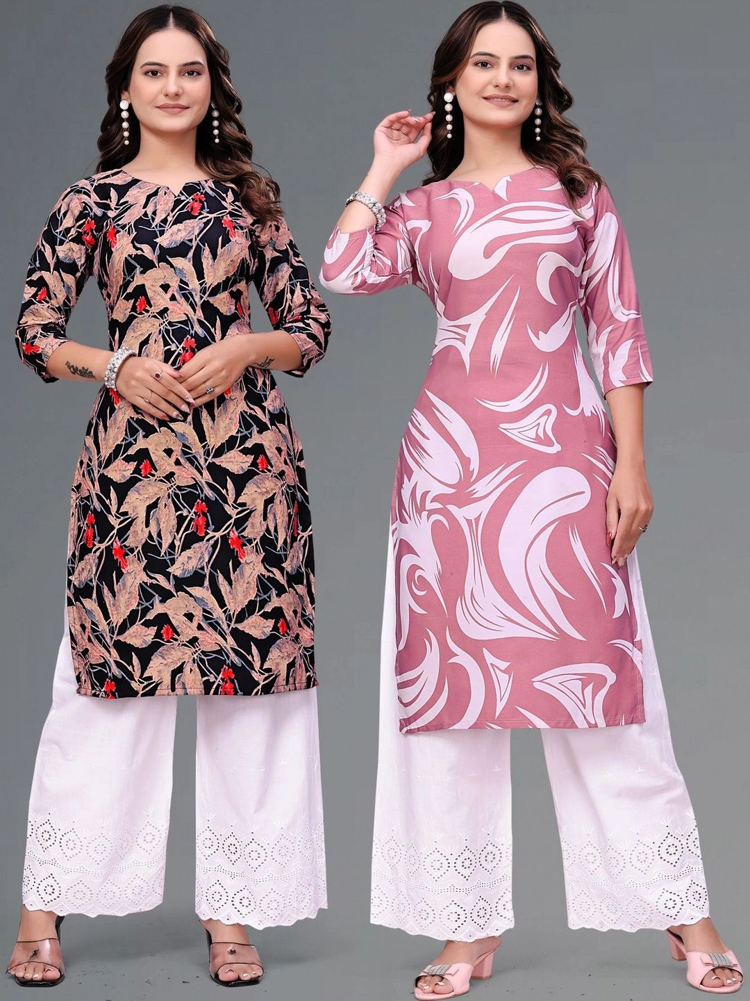 MANDIV FASHION Printed Pure Crepe Kurti-picture-11