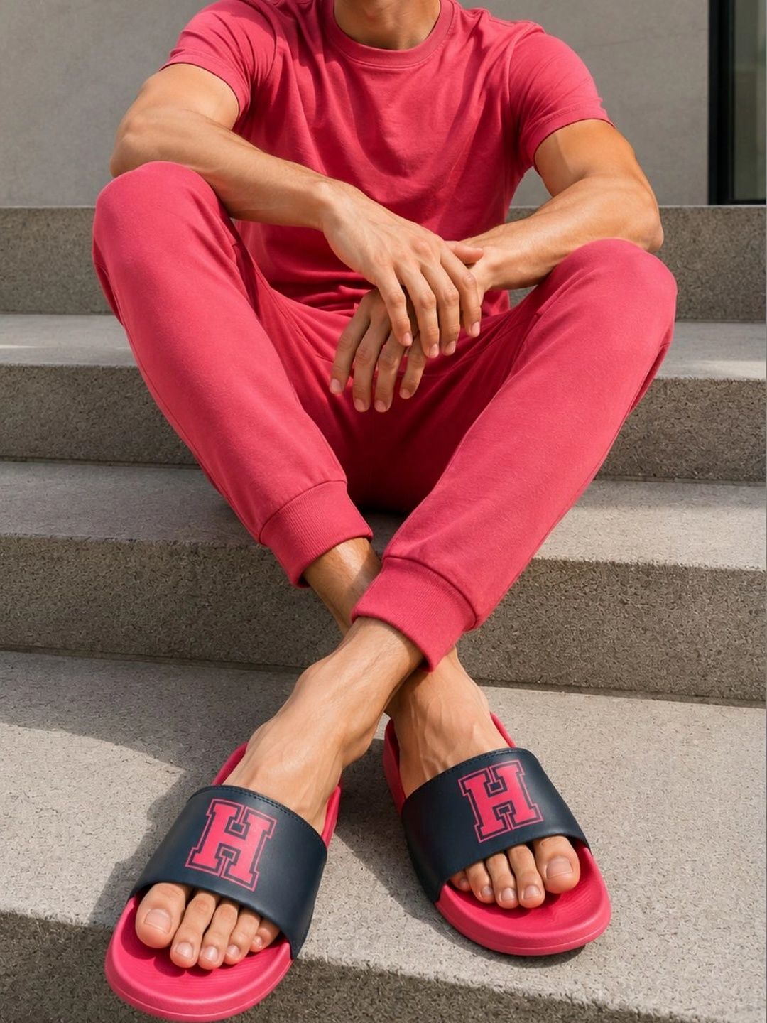Harvard Men Printed Sliders-picture-57