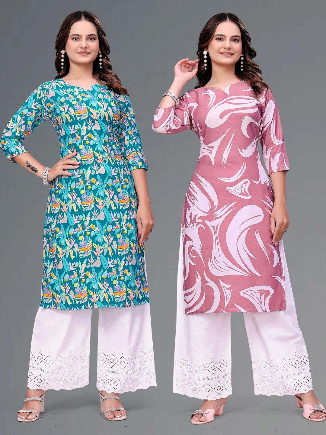 MENFLUENT Printed Pure Crepe Kurti-picture-24