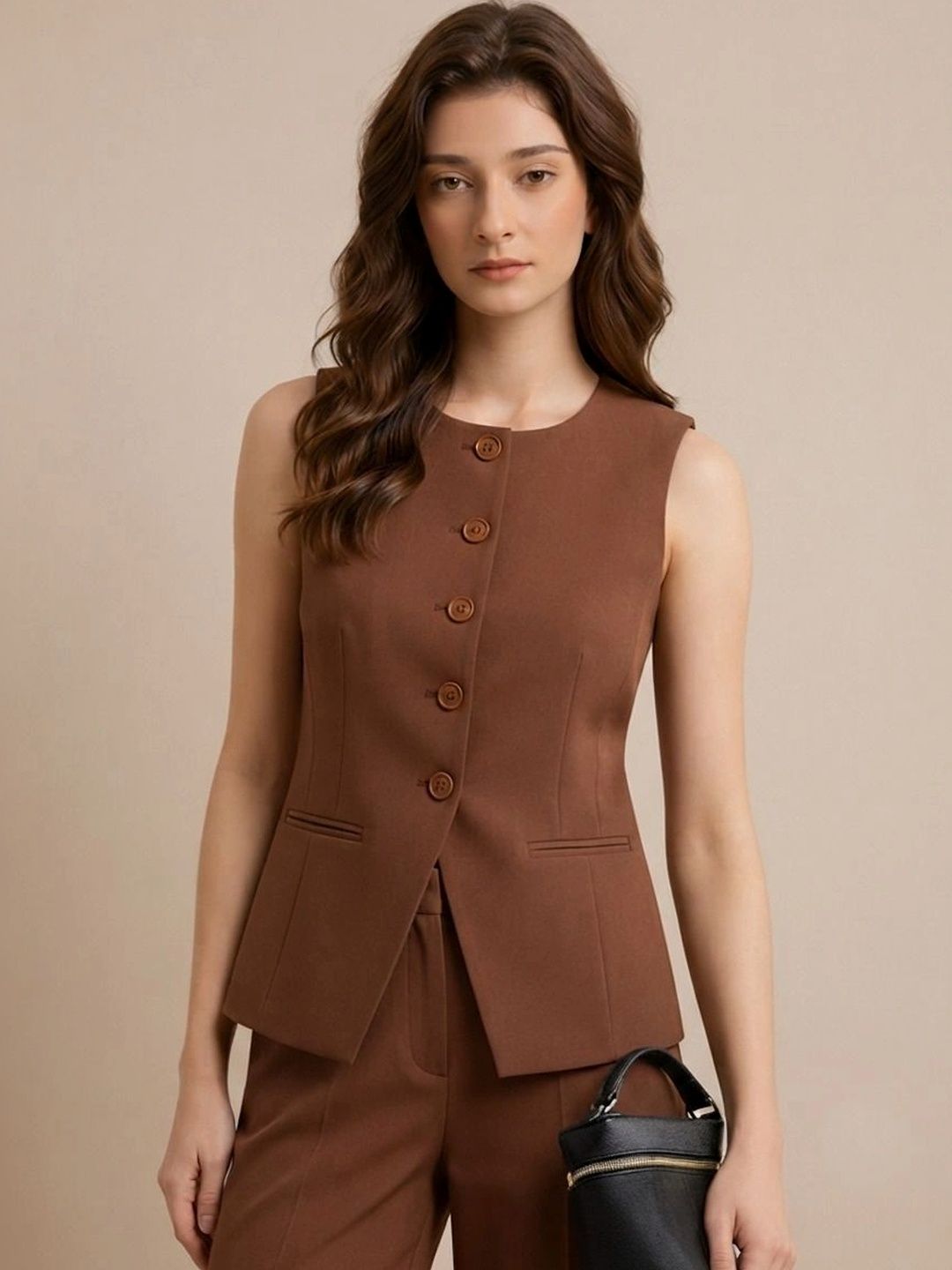 Kotty Round-Neck Waistcoat-picture-10