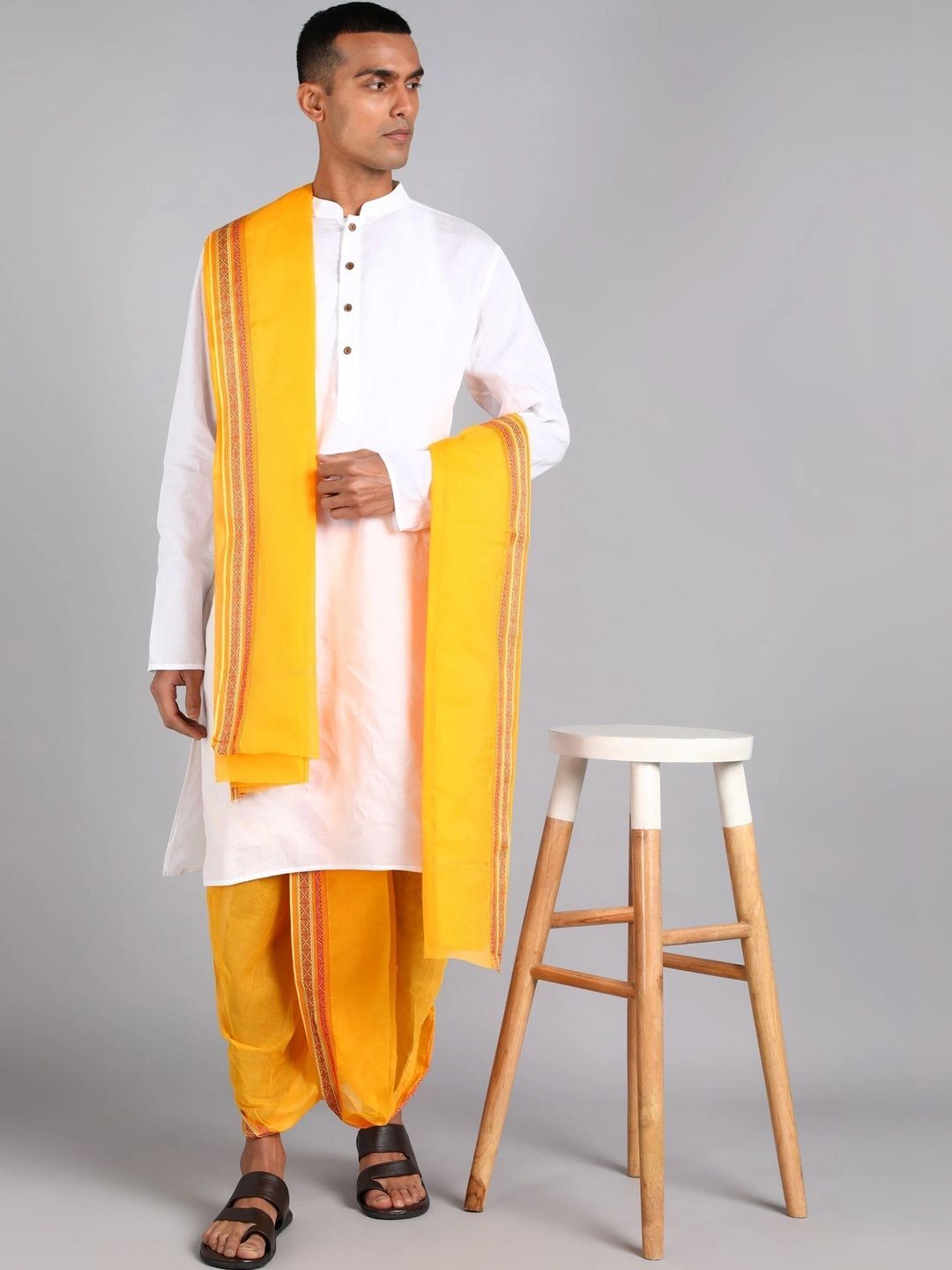 Radhika Handloom Men Cotton Dhoti Dhotis-picture-40
