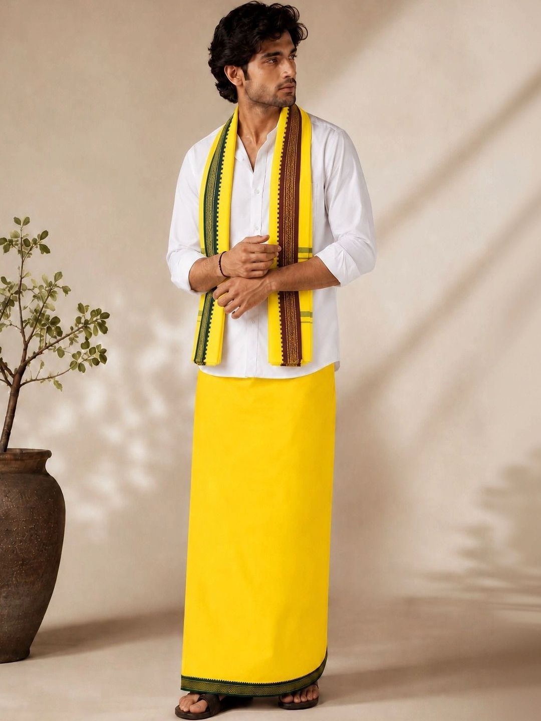 Sac Shree Aparajeet Creations Men Cotton Dhoti Dhotis-picture-28