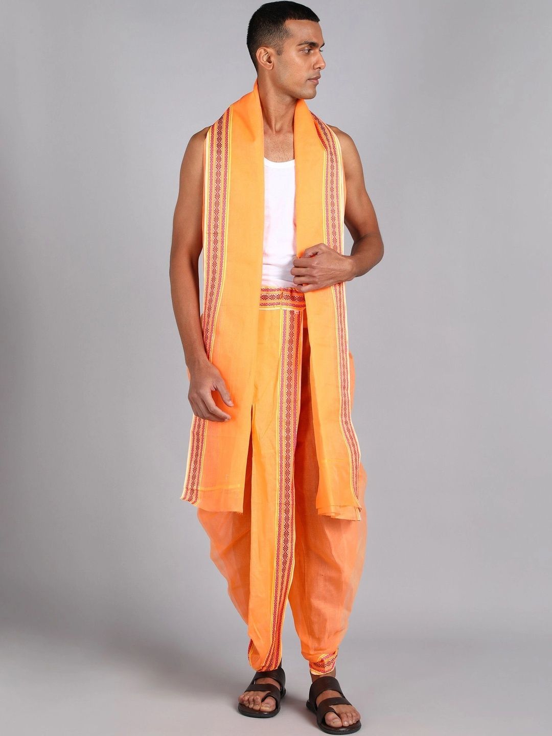 Sac Shree Aparajeet Creations Men Cotton Dhoti Dhotis-picture-30