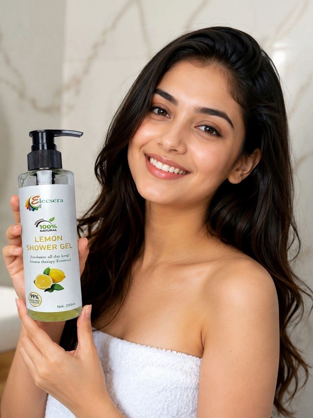 Elecsera Lemon Shower Gel For Hydration - 200 ml-picture-14
