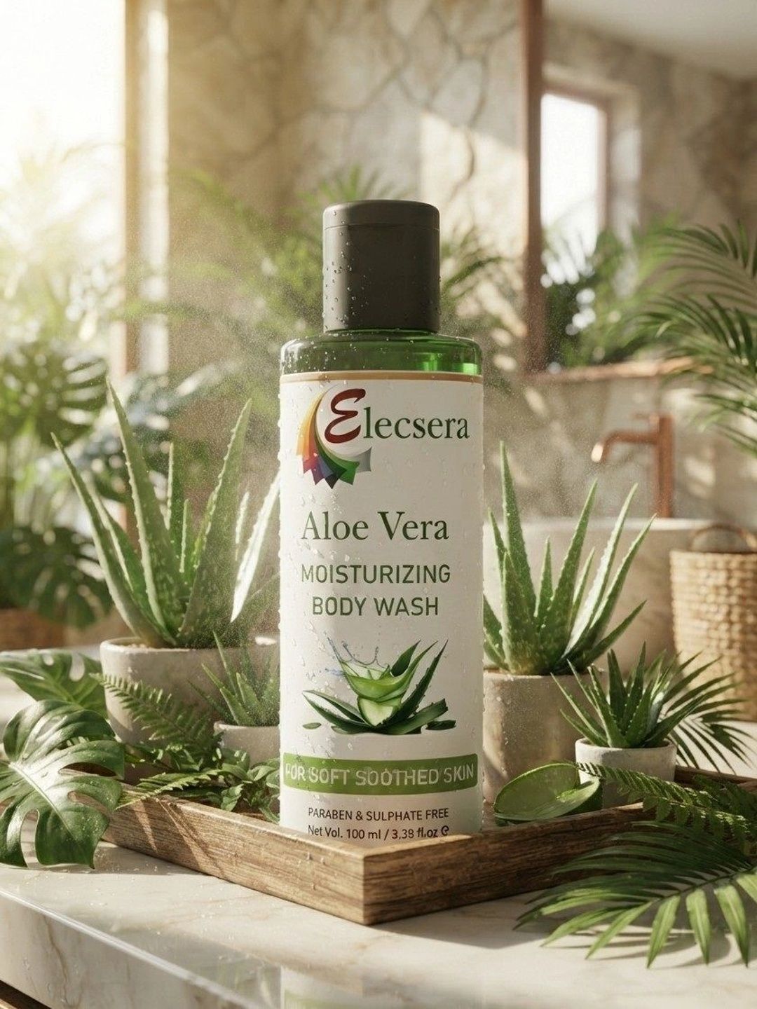 Elecsera Aloe Vera Shower Gel For Hydration - 100 ml-picture-29