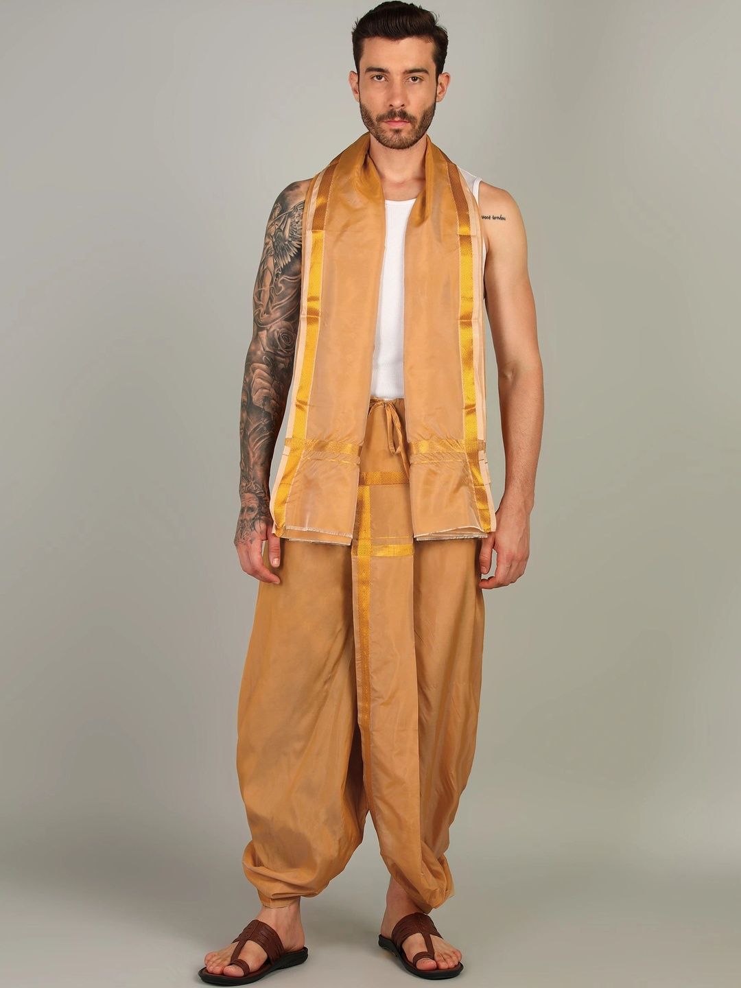 Radhika Handloom Men Dhoti Dhotis-image-47