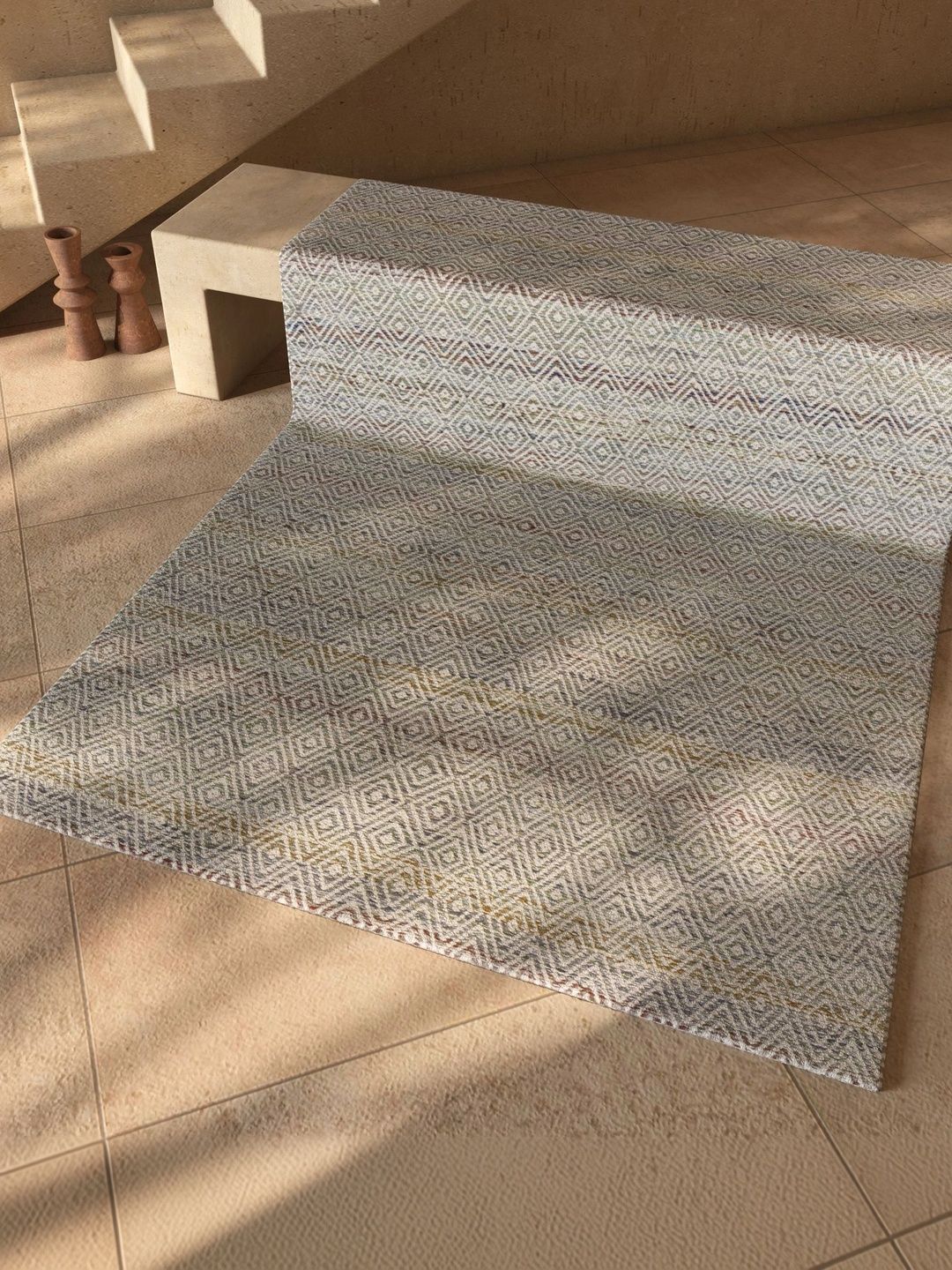 Jaipur Rugs Green Geometric Woollen Carpet-image-7