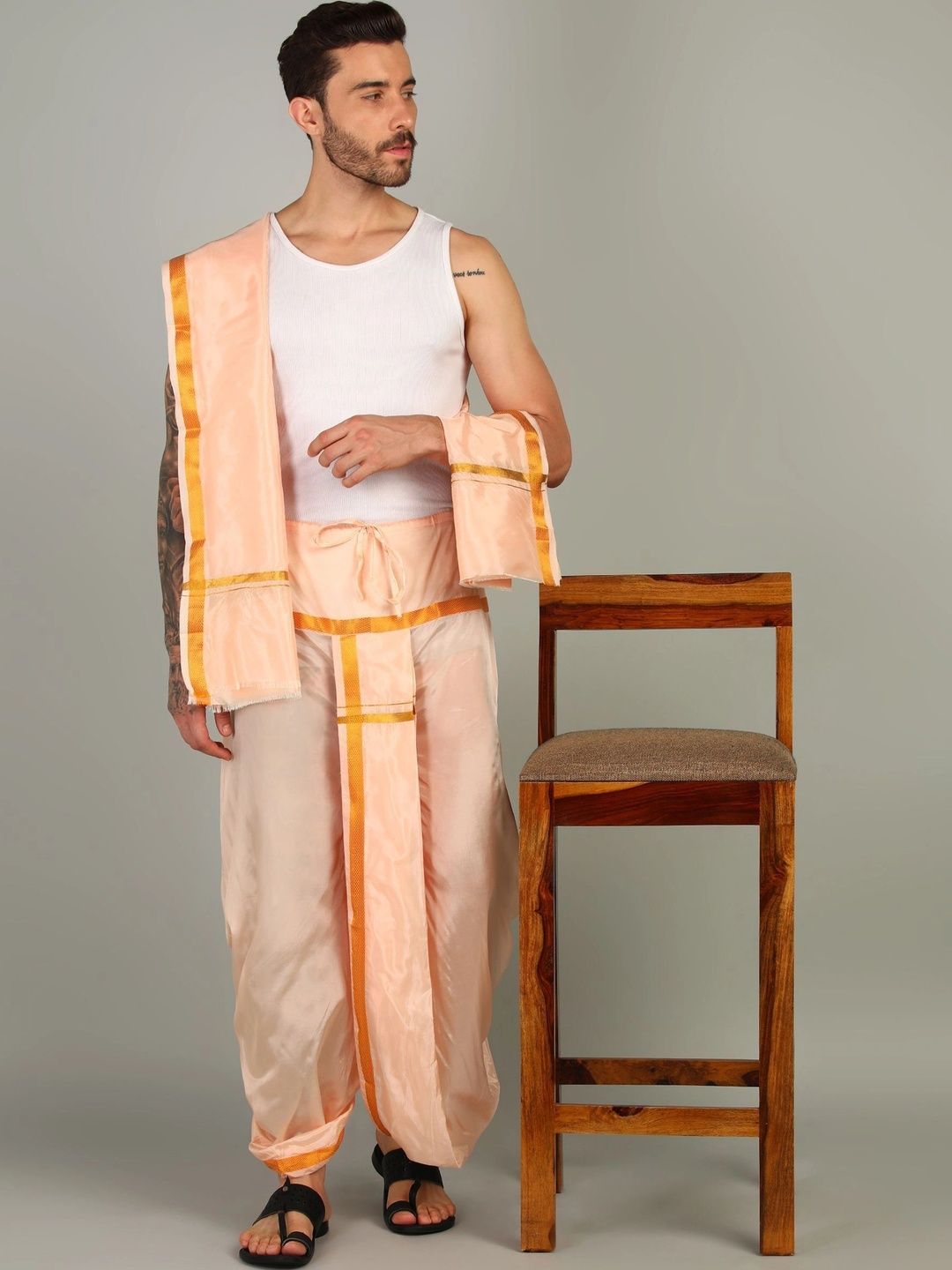 Radhika Handloom Men Dhoti Dhotis-picture-15