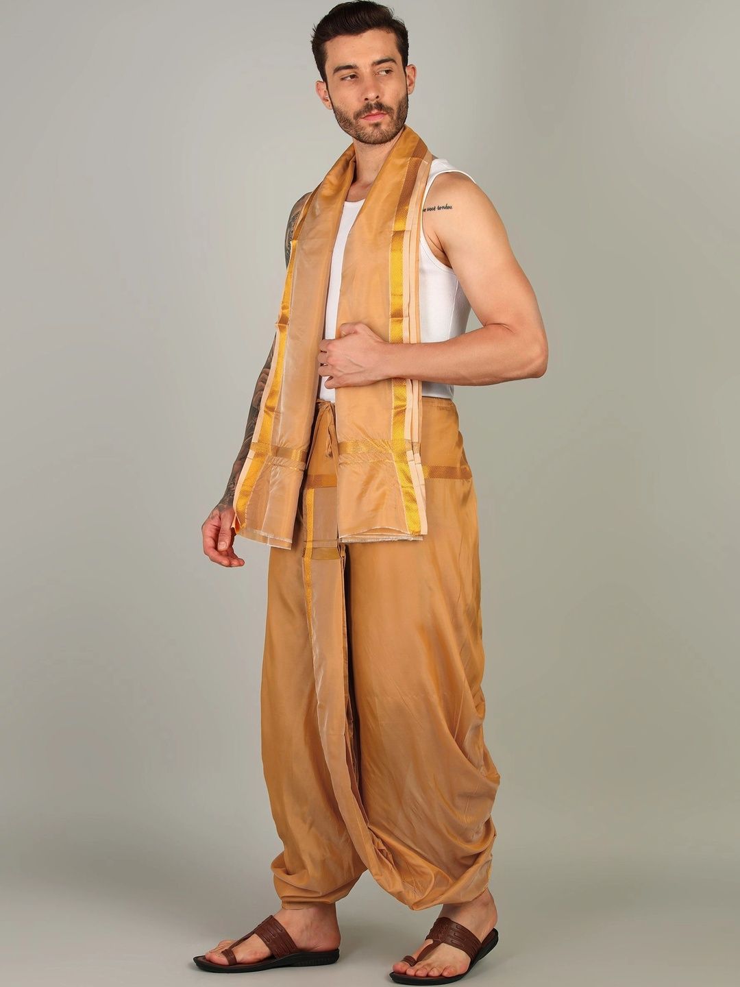 Radhika Handloom Men Dhoti Dhotis-picture-31