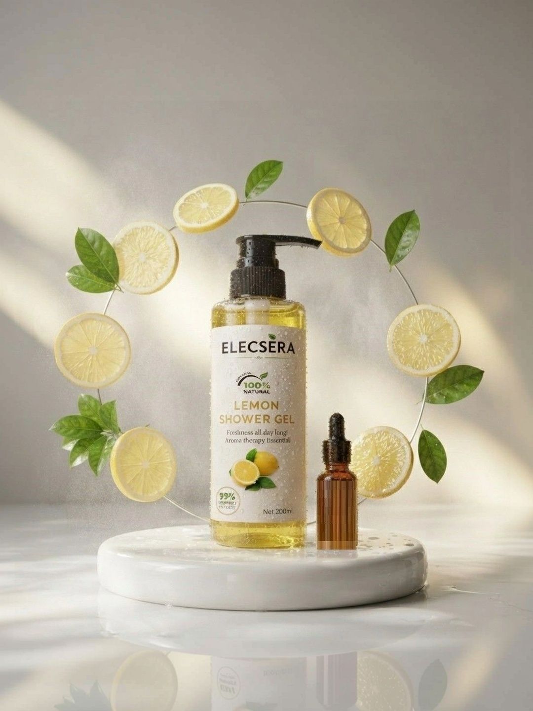 Elecsera Lemon Shower Gel For Hydration - 200 ml-picture-39