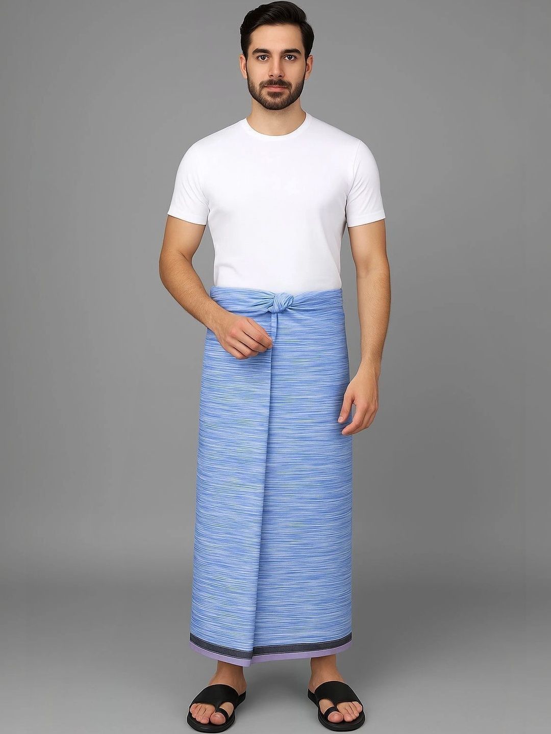 Sac Shree Aparajeet Creations Men Striped Cotton Dhoti Dhotis-picture-45