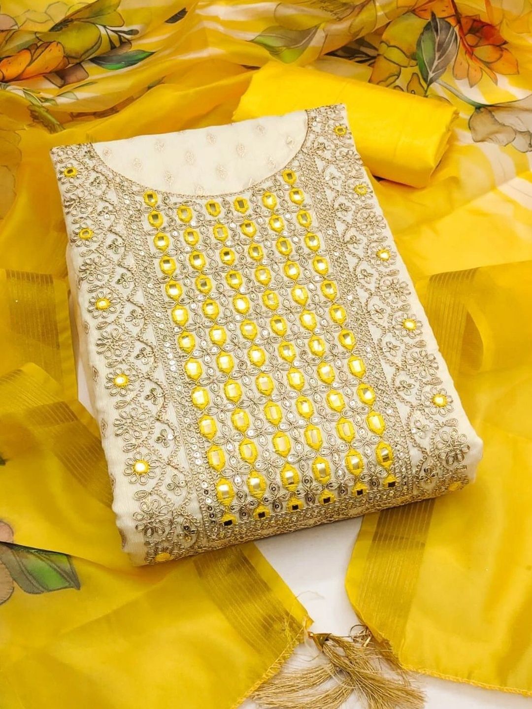 Rangrath Embroidered Unstitched Dress Material-image-40