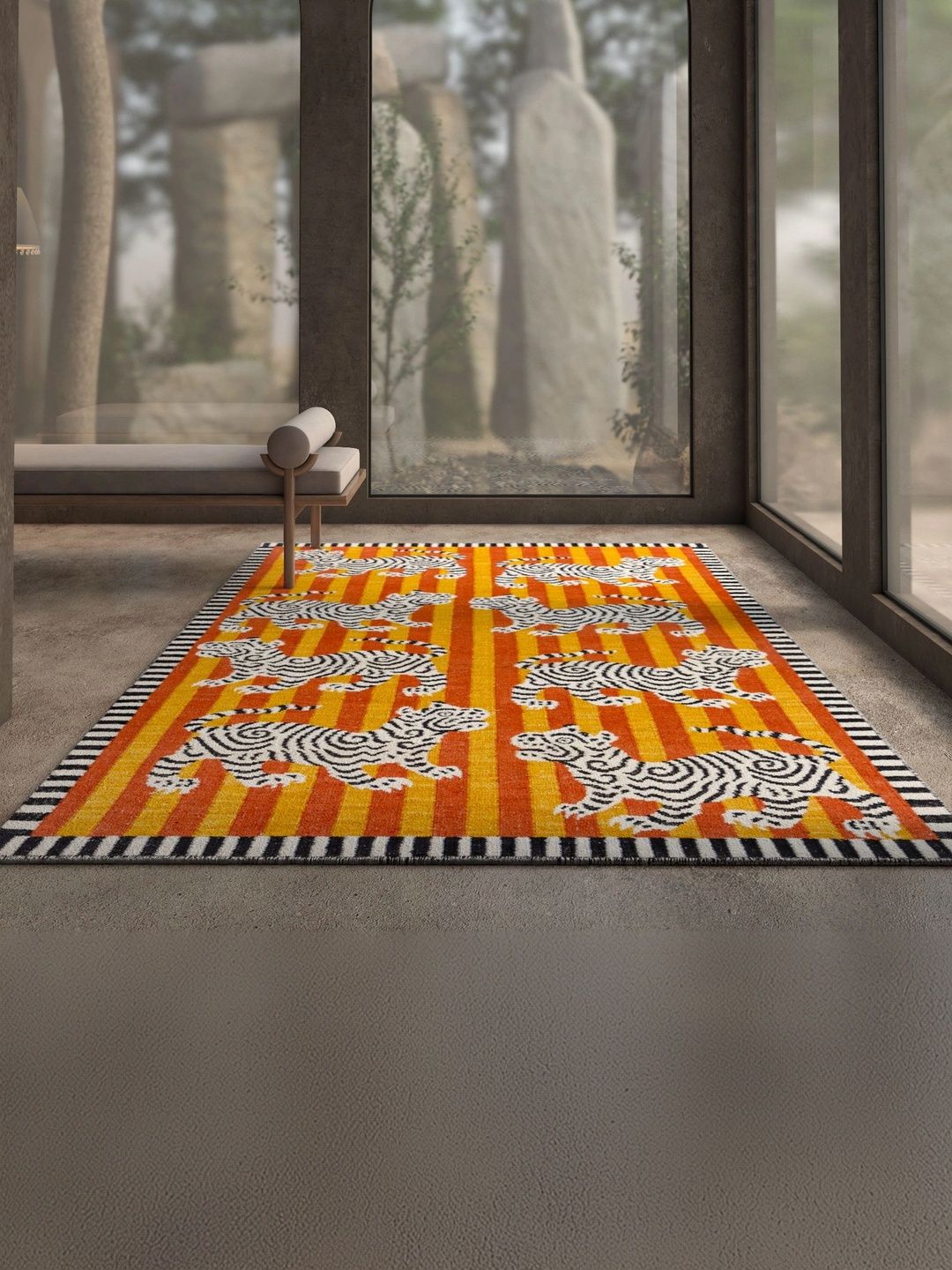 Jaipur Rugs Brown Cartoon Characters Woollen Carpet-picture-12