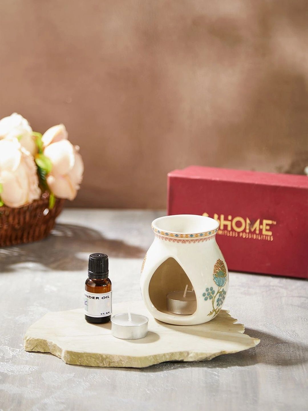 Fabindia White Noor Ceramic Burner-image-13