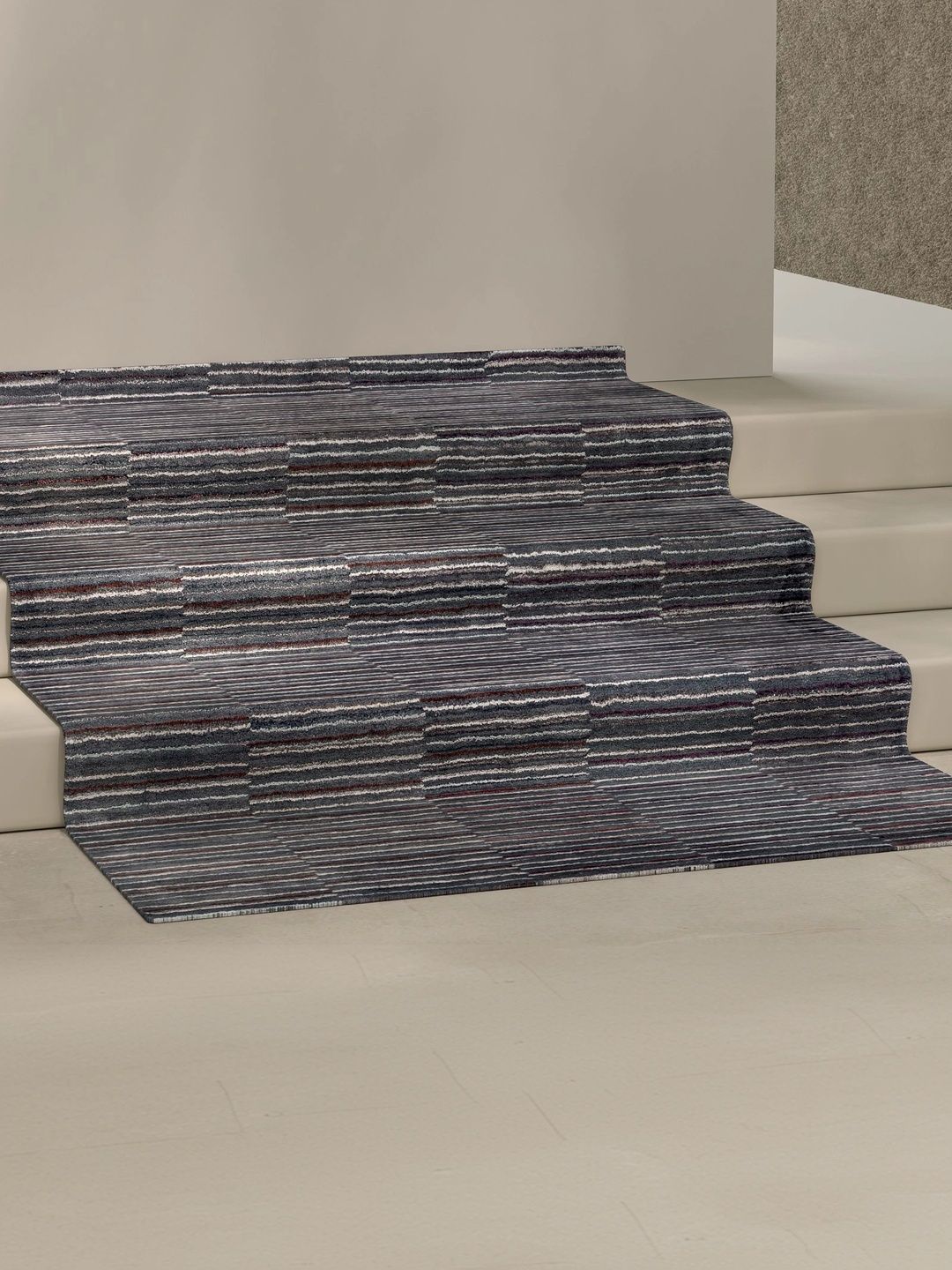 Jaipur Rugs Grey Striped Woollen Carpet-image-47