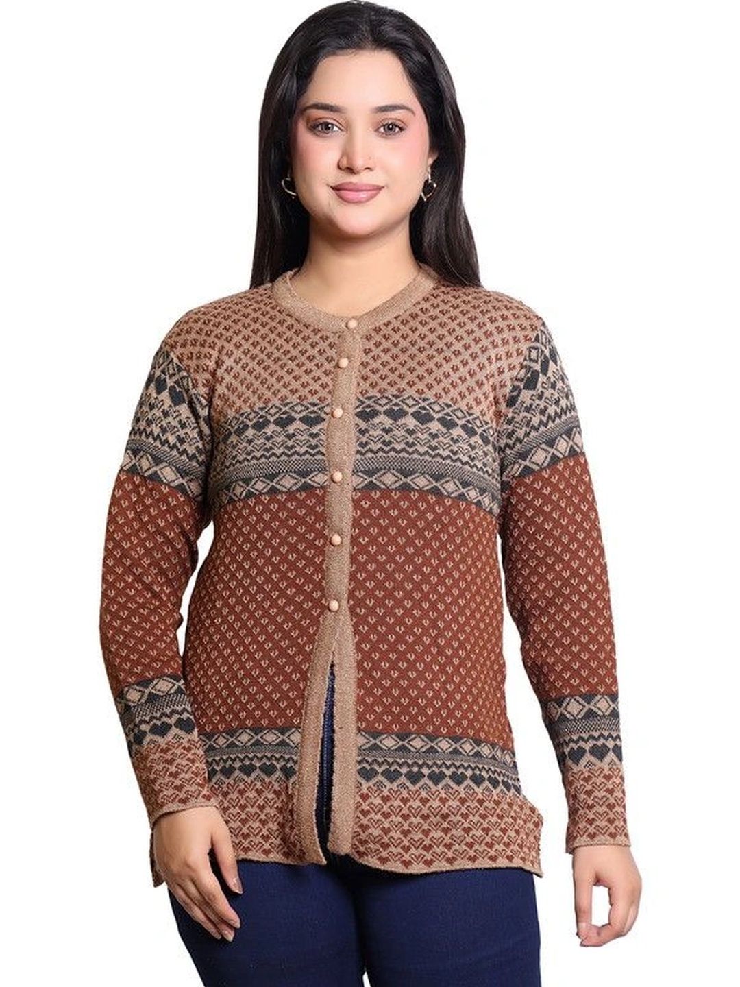 Grand Line Women Printed Cardigan-picture-20