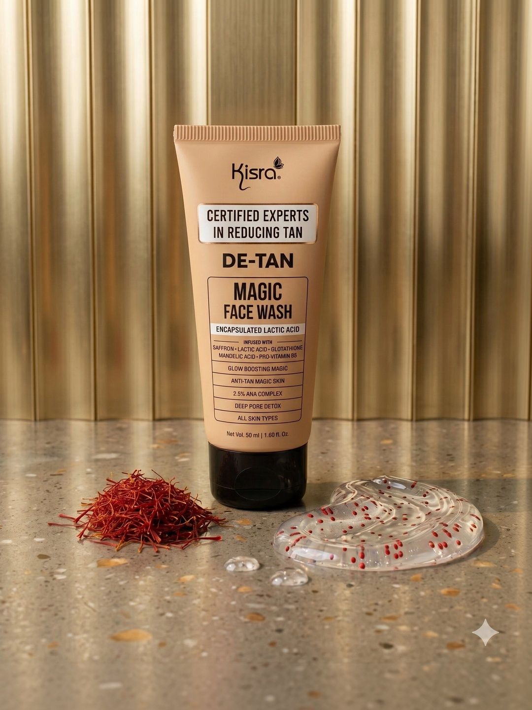 KISRA Magic De-Tan Face Wash With Glutathione - 50 ml-picture-46