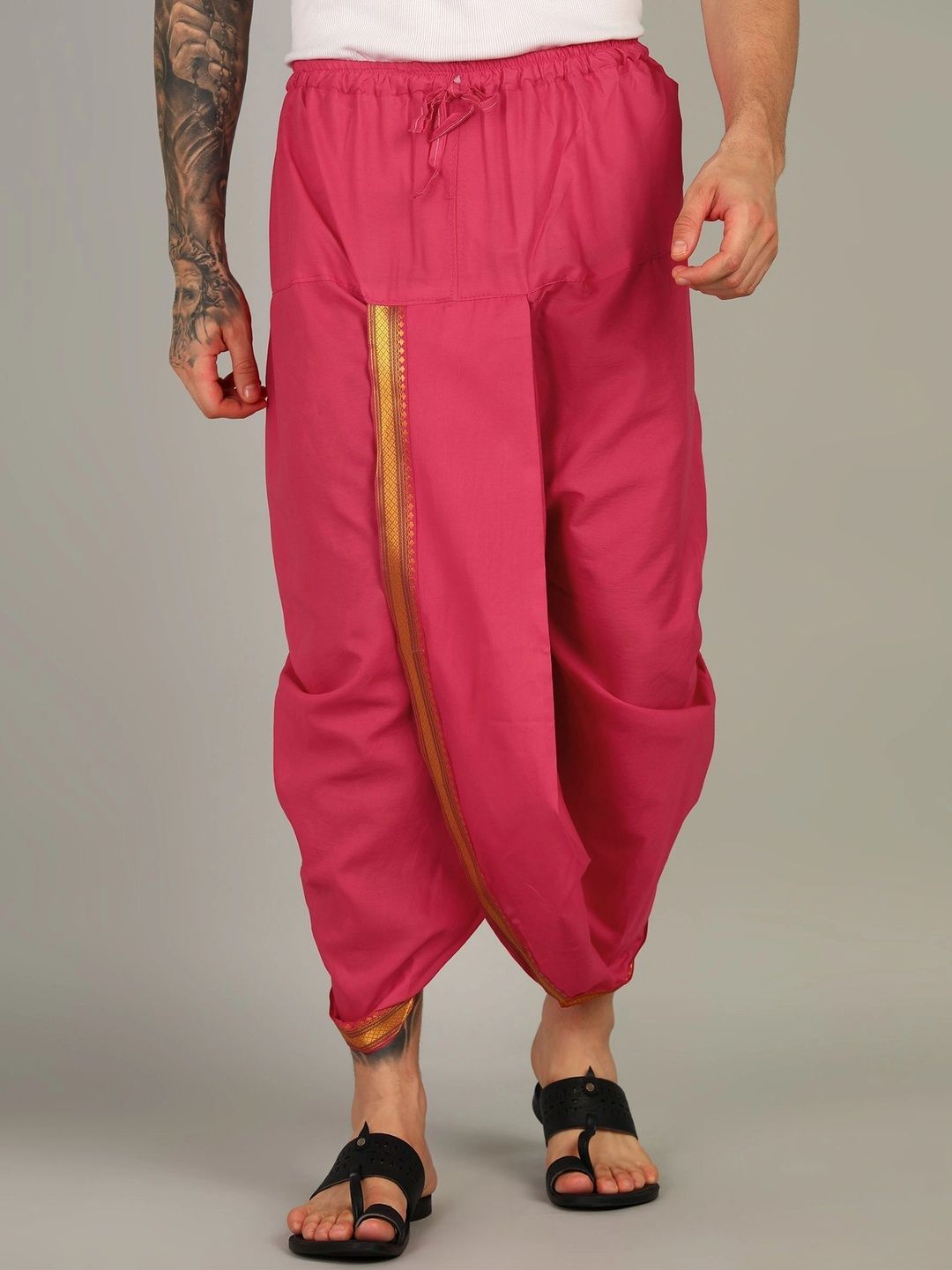 Radhika Handloom Men Dhoti Dhotis-picture-33