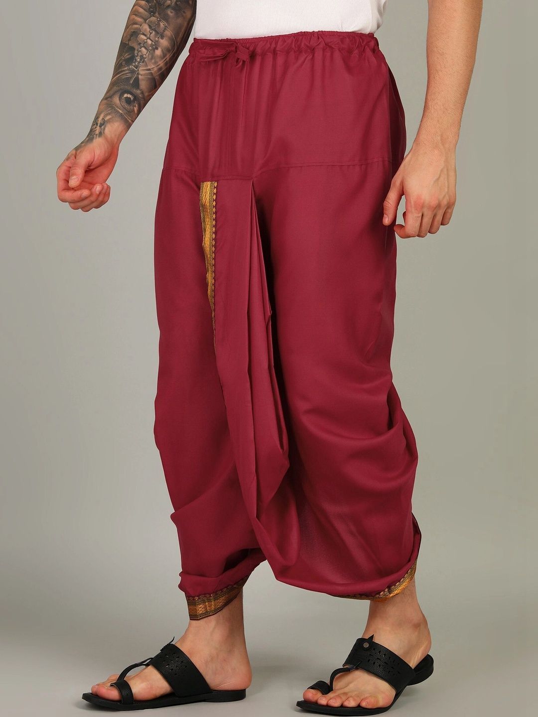 Radhika Handloom Men Dhoti Dhotis-picture-47