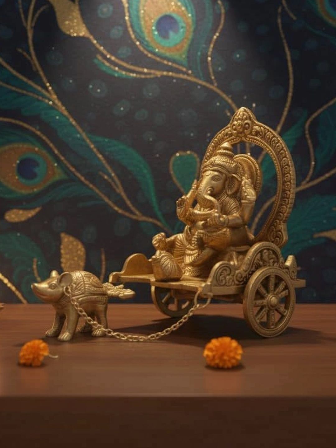 ShineYou Gold-Toned Religious Figurine Showpiece-picture-1
