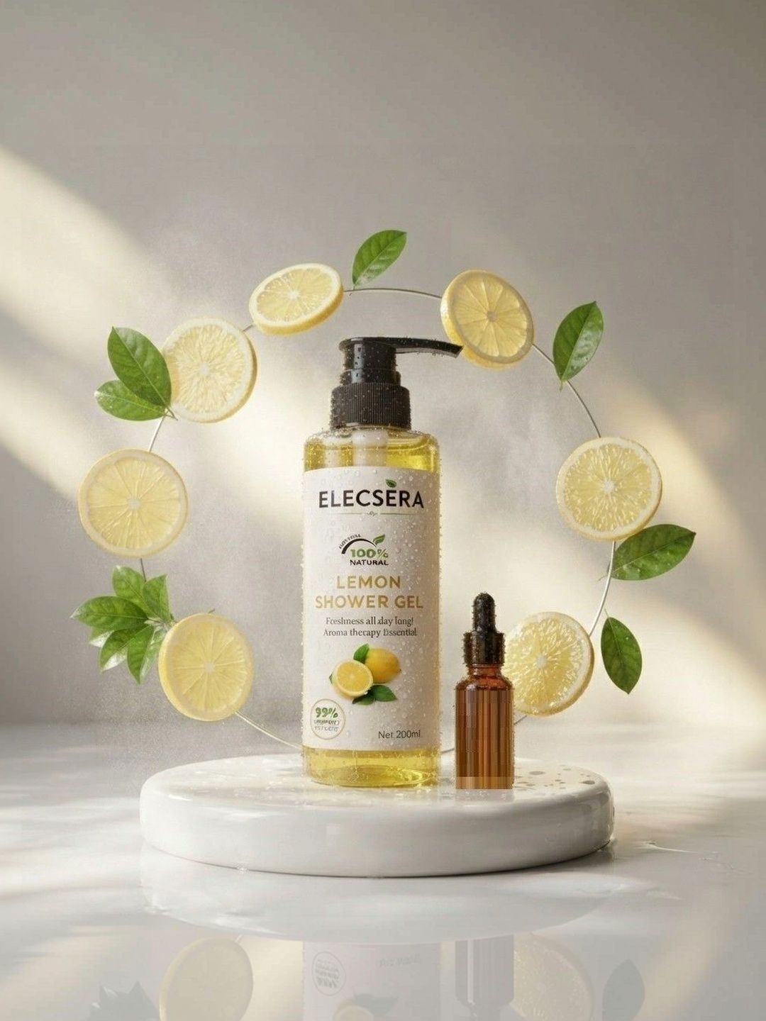 Elecsera Lemon Shower Gel For Hydration - 200 ml-picture-11