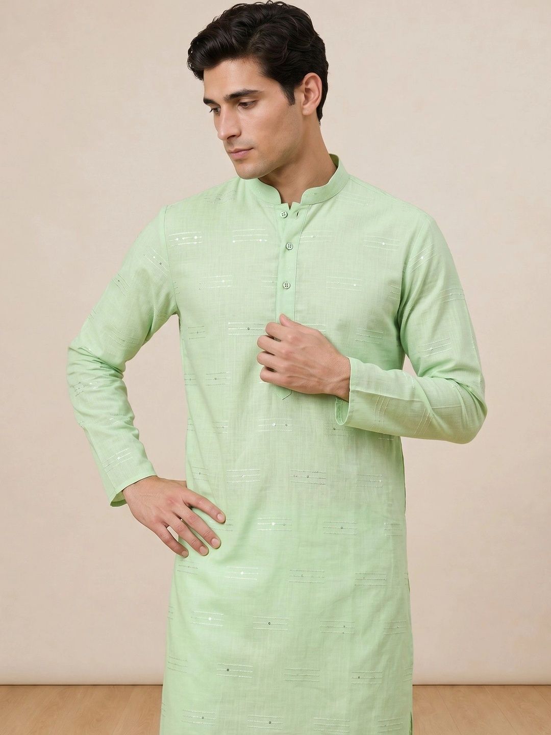 House of Pataudi Men Kurta-picture-46