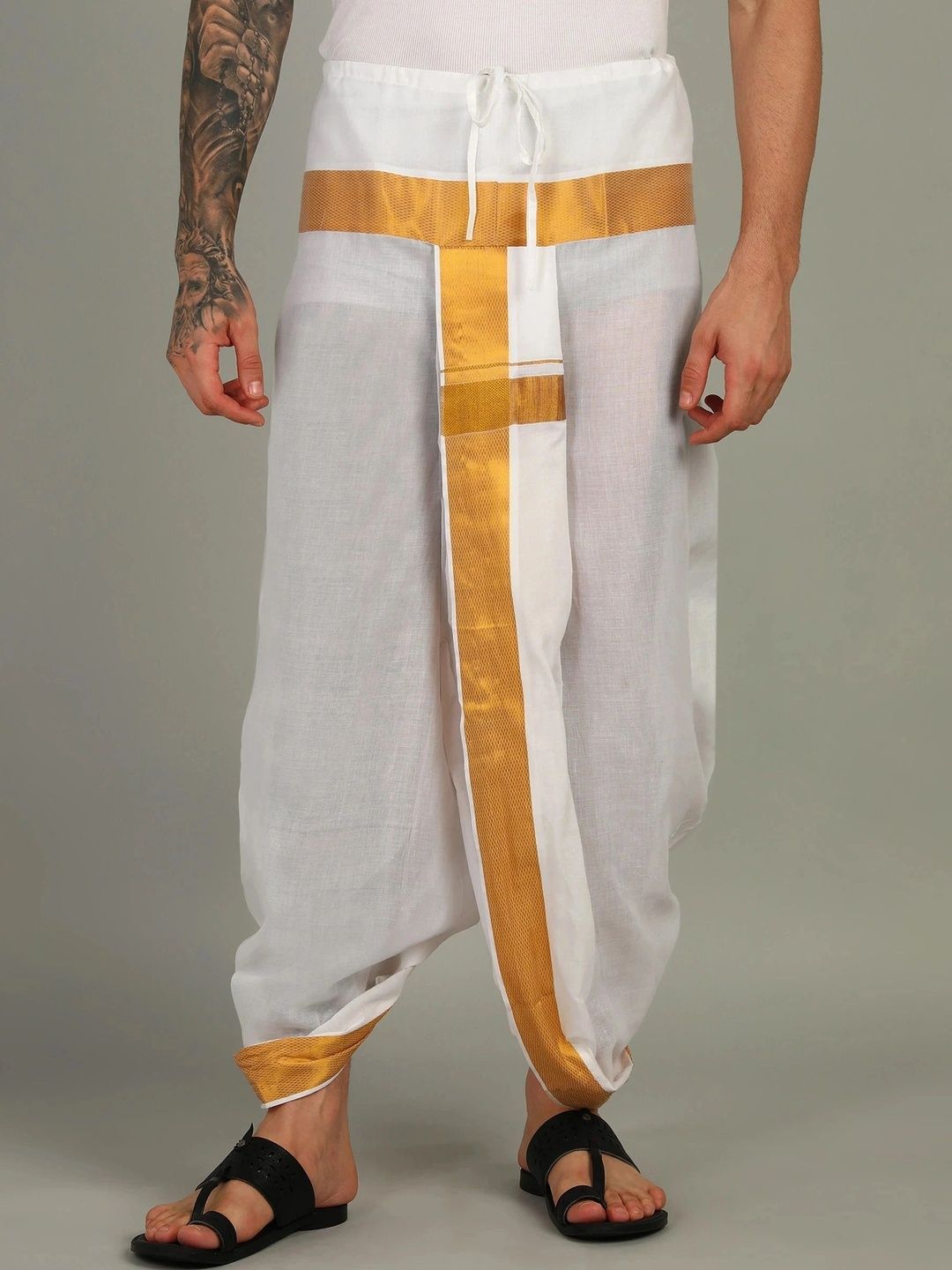 Sac Shree Aparajeet Creations Men Cotton Dhoti Dhotis-picture-18