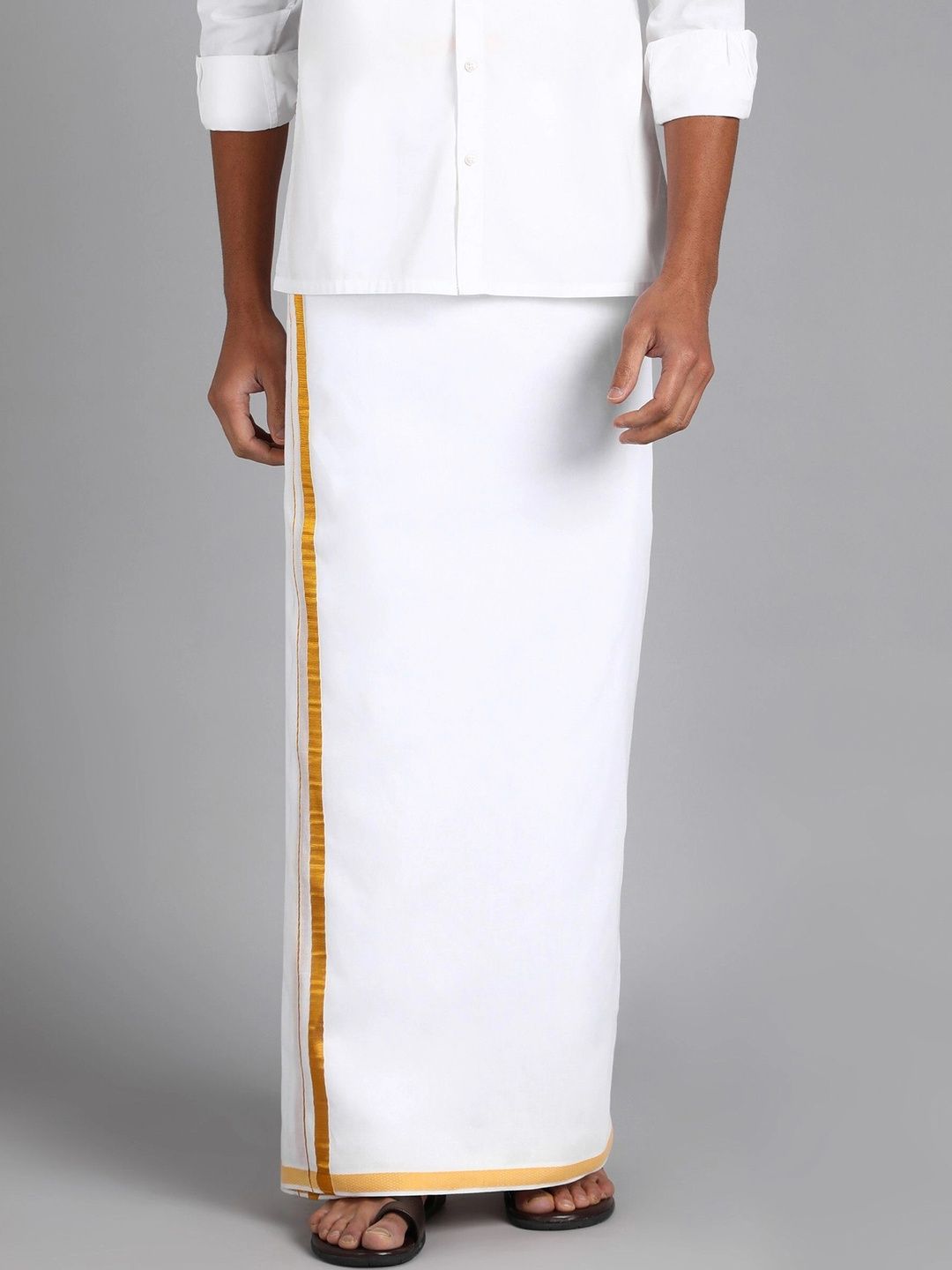 Sac Shree Aparajeet Creations Men Striped Cotton Dhoti Dhotis-picture-24