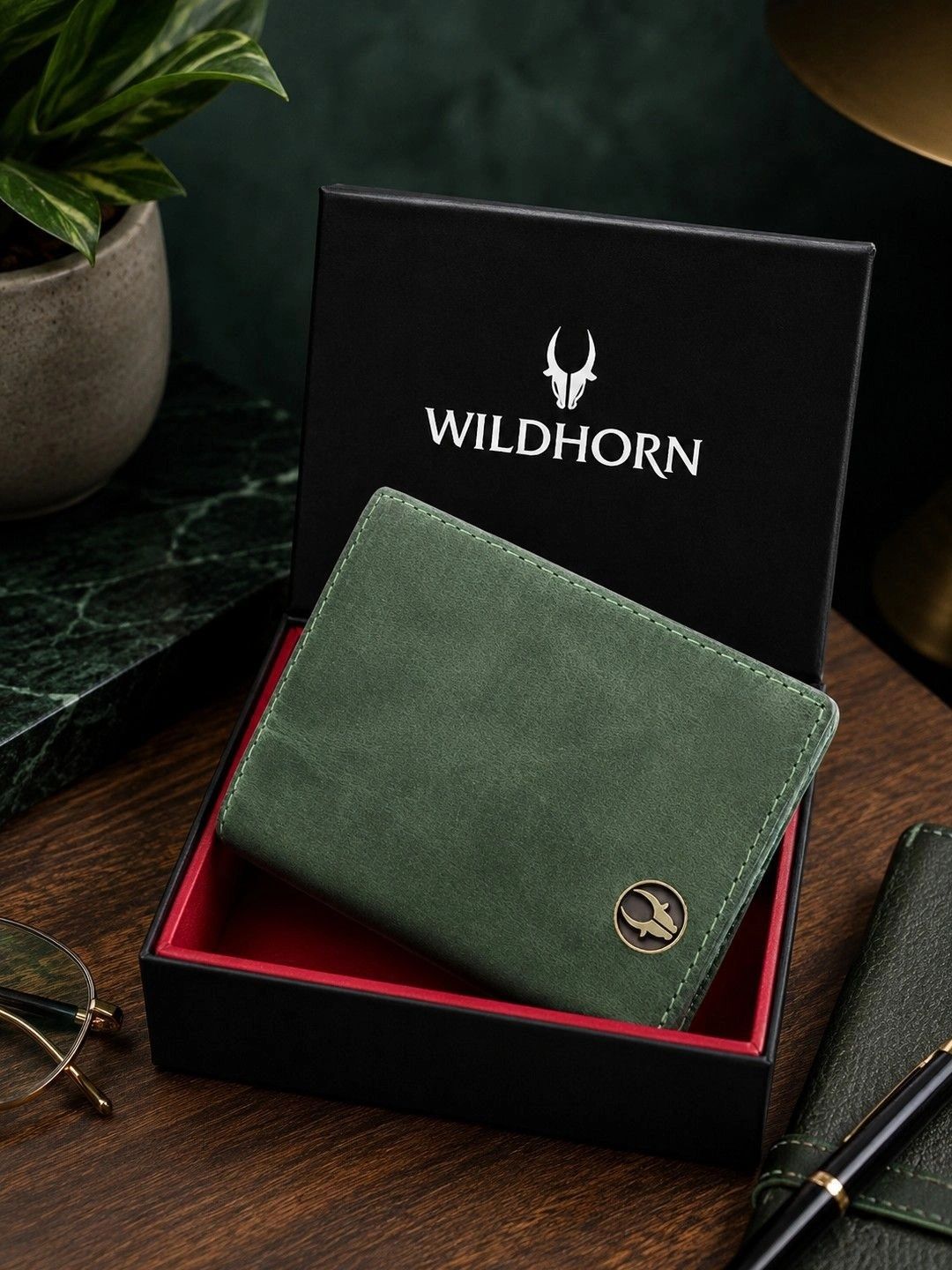 WildHorn Men Leather Two Fold Wallet-image-20