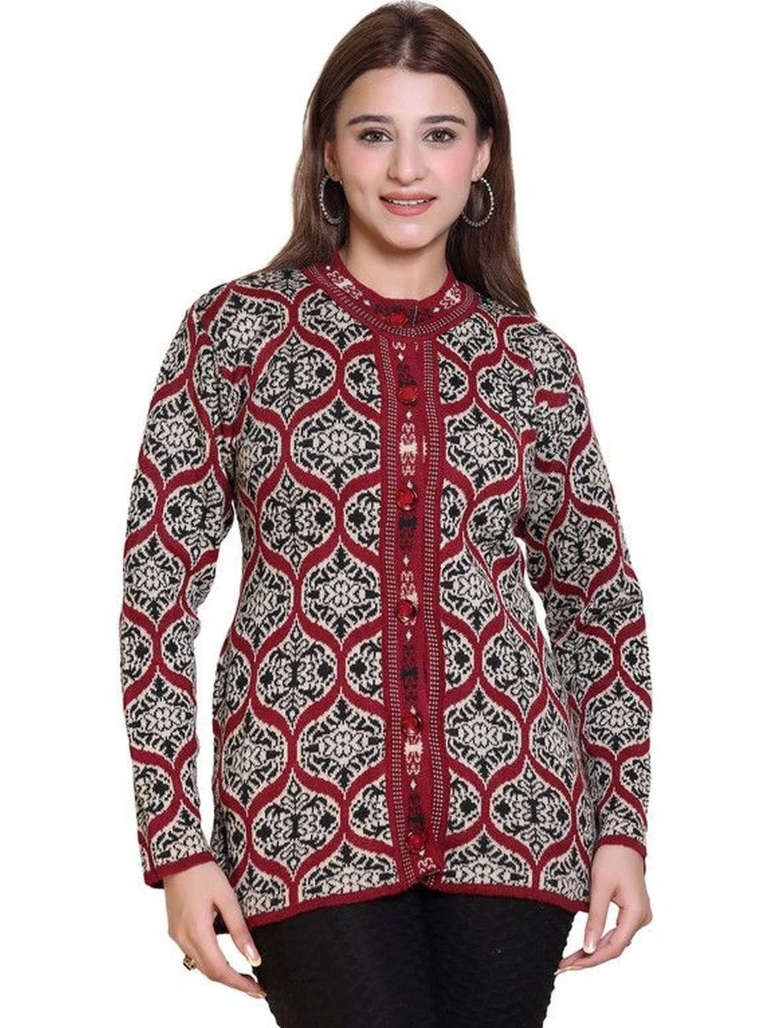 Grand Line Women Printed Cardigan-picture-14